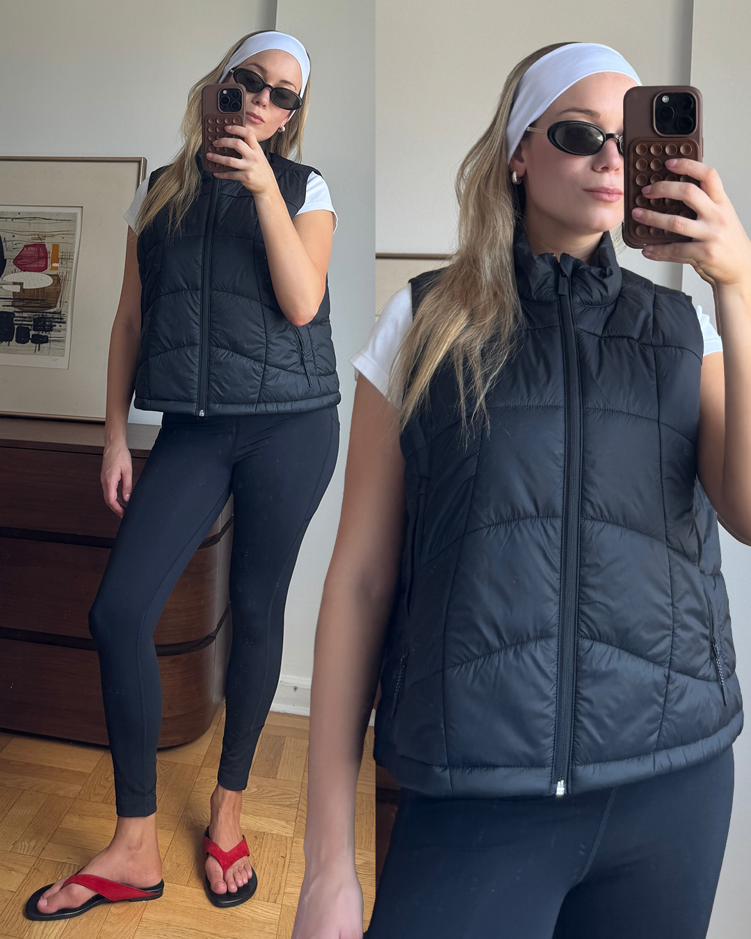 halfdays activewear try on