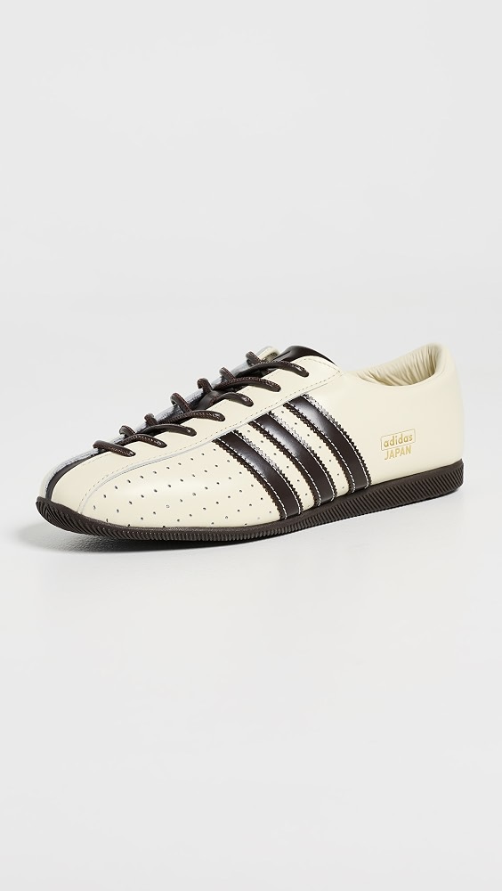 Japan Lux Sneakers - Cream White/coffee/gold Met