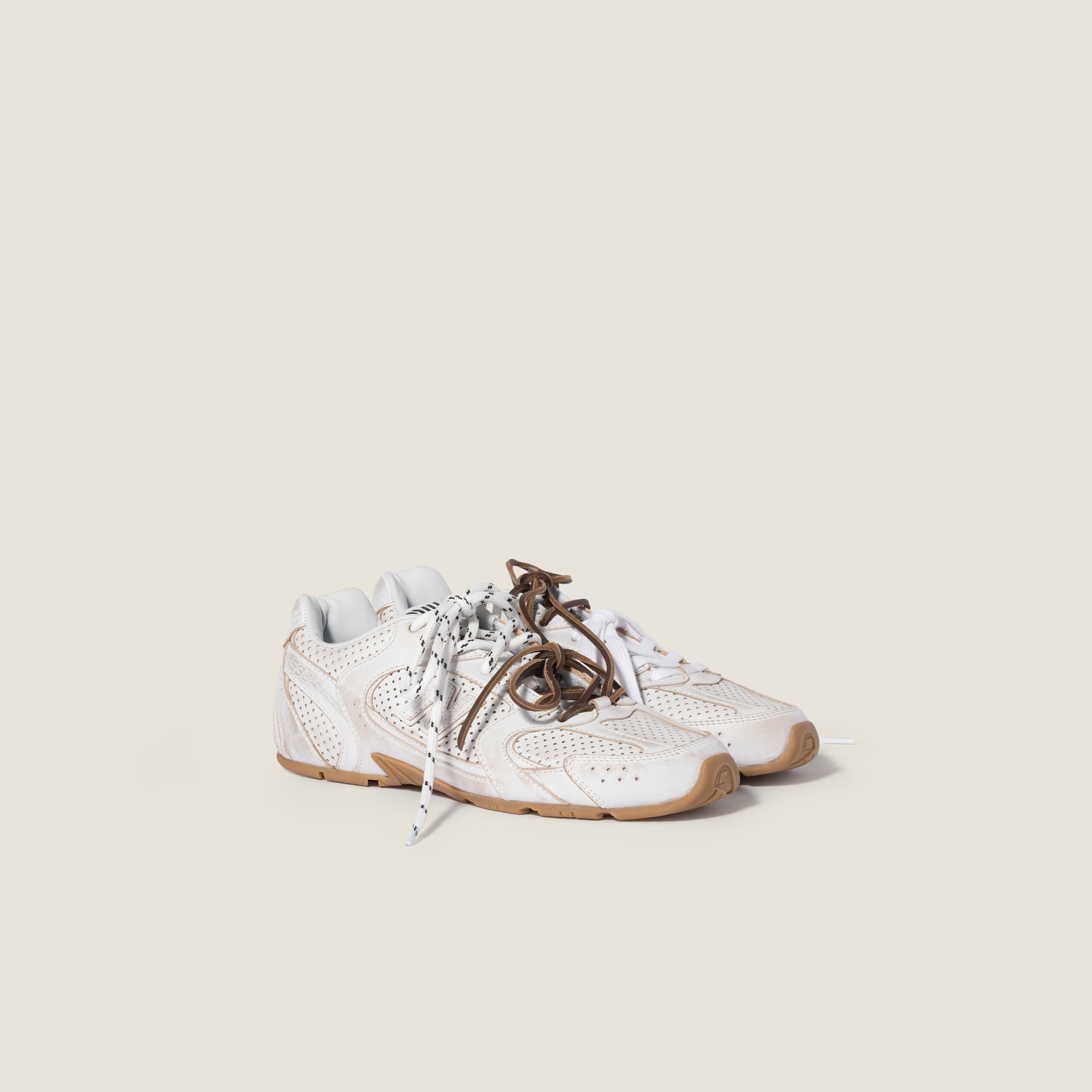 New Balance X Miu Miu 530 Sl Deco' Leather Sneakers