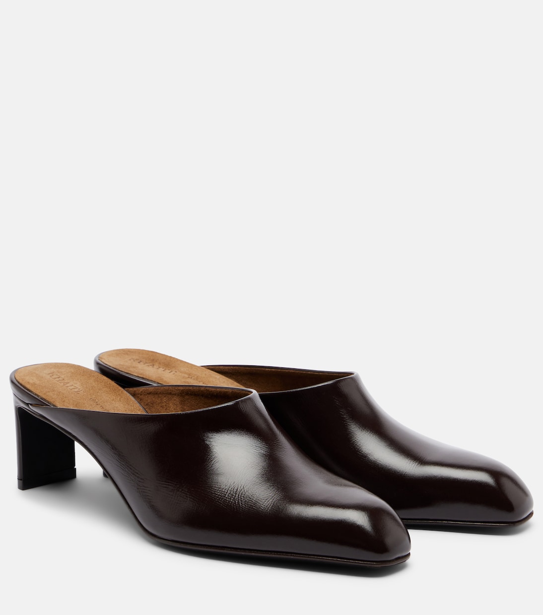 Colt Leather Mules in Brown - Khaite