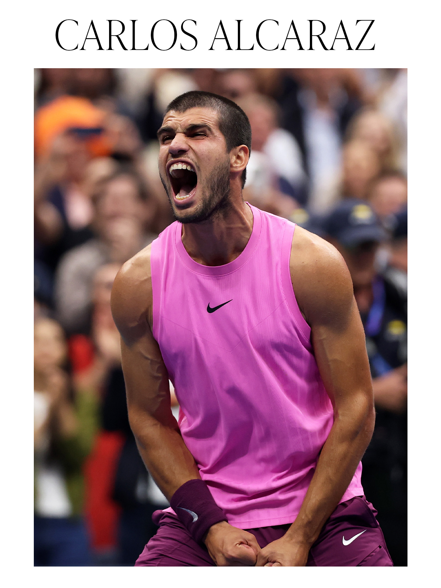 Carlos Alcaraz of Spain celebrates after his victory against Jannik Sinner during their Men's Singles Final match on Day 15 of the 2025 US Open at USTA Billie Jean King National Tennis Center.