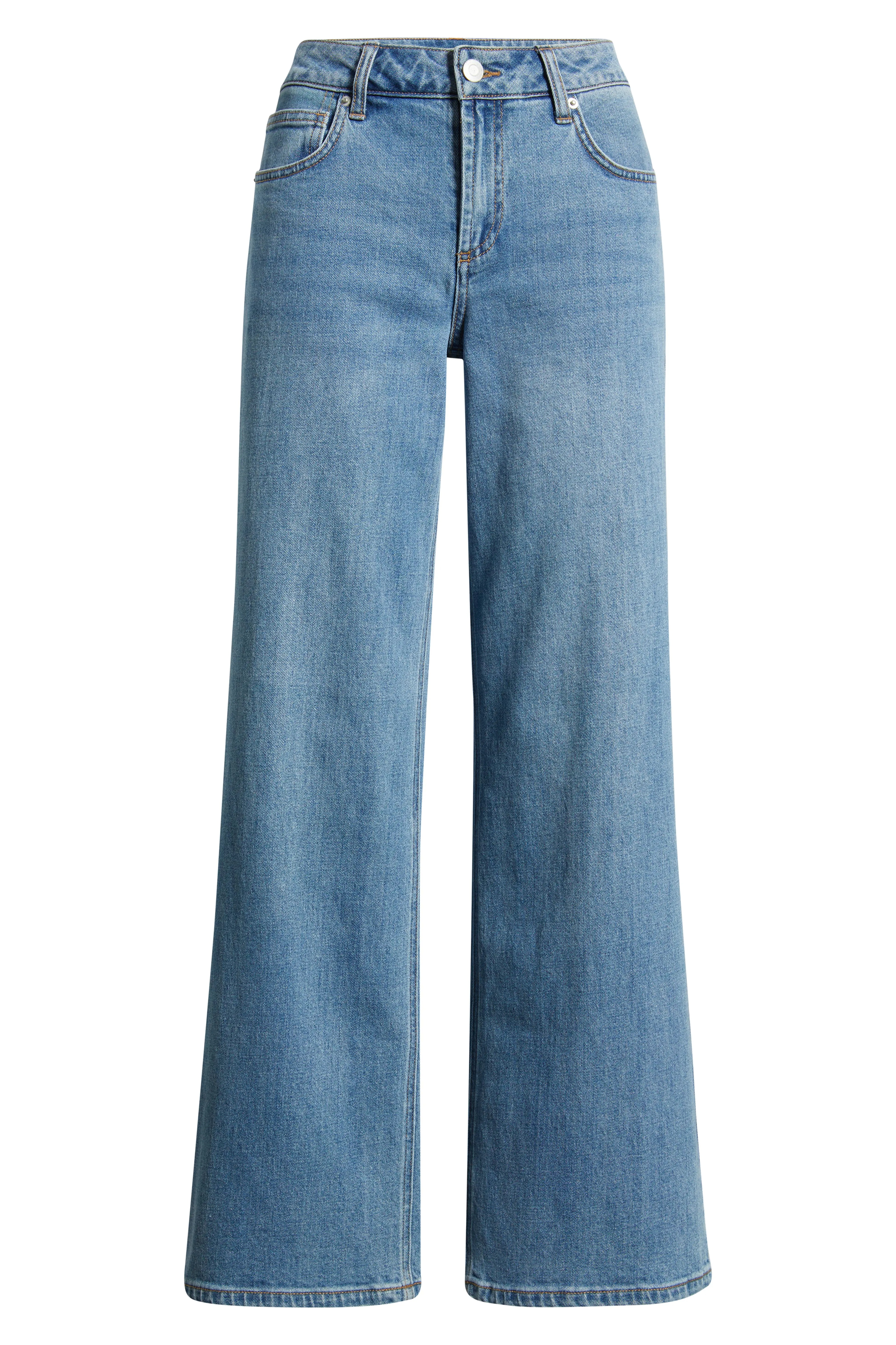 BP., Low Rise Baggy Wide Leg Jeans