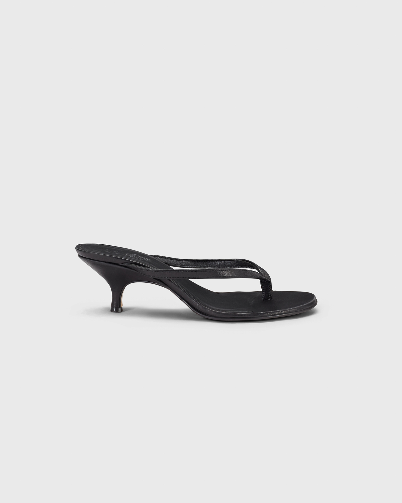 Studio Thong | Black Leather - 36