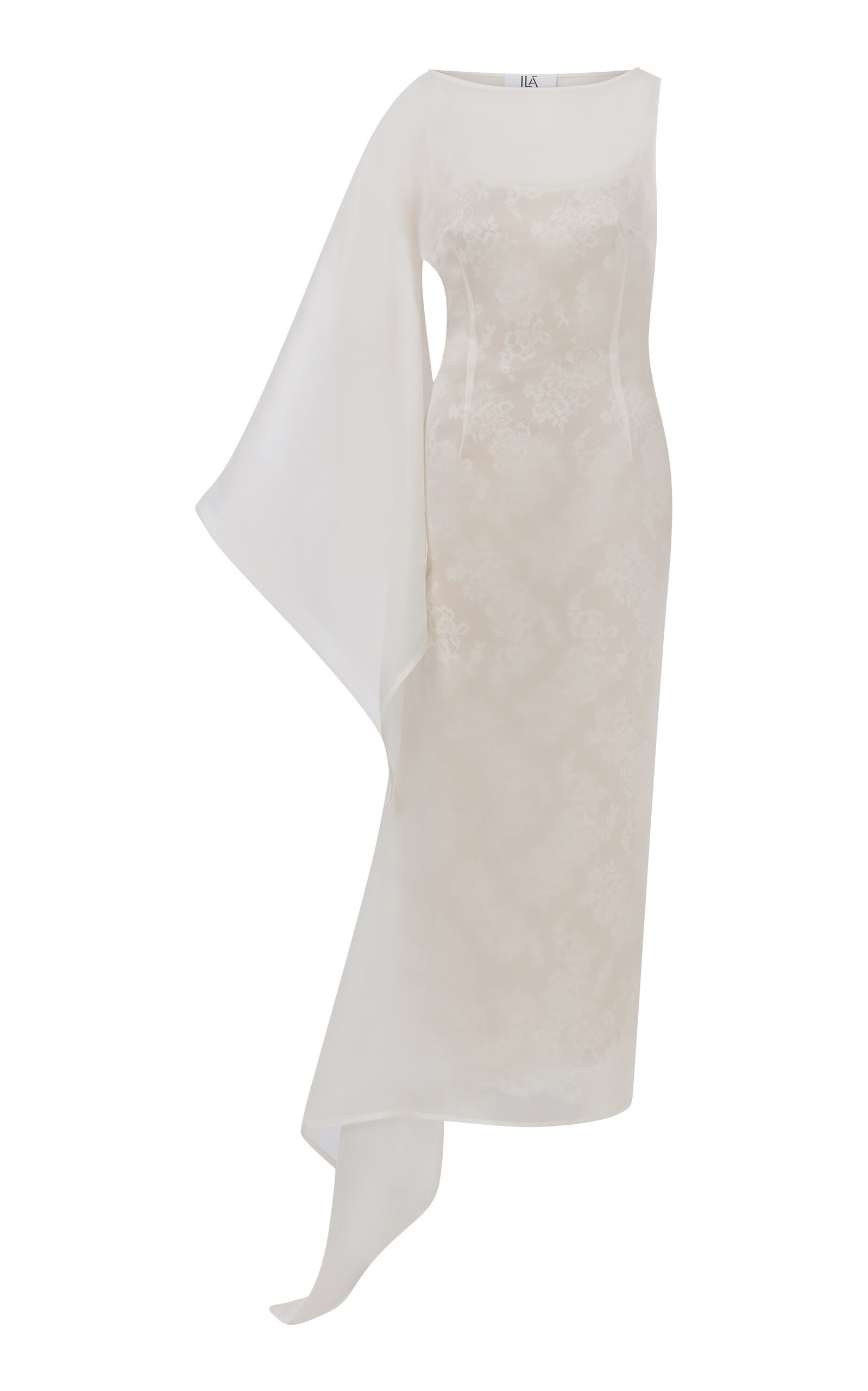 Bea Silk Organza Midi Dress