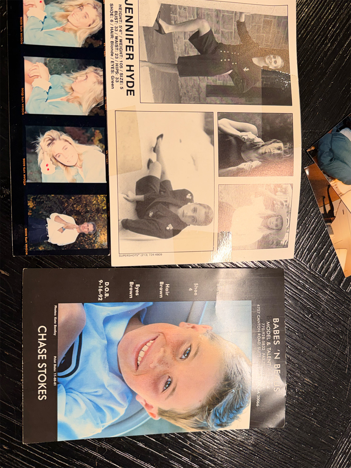 Chase Stokes' old modeling photos.