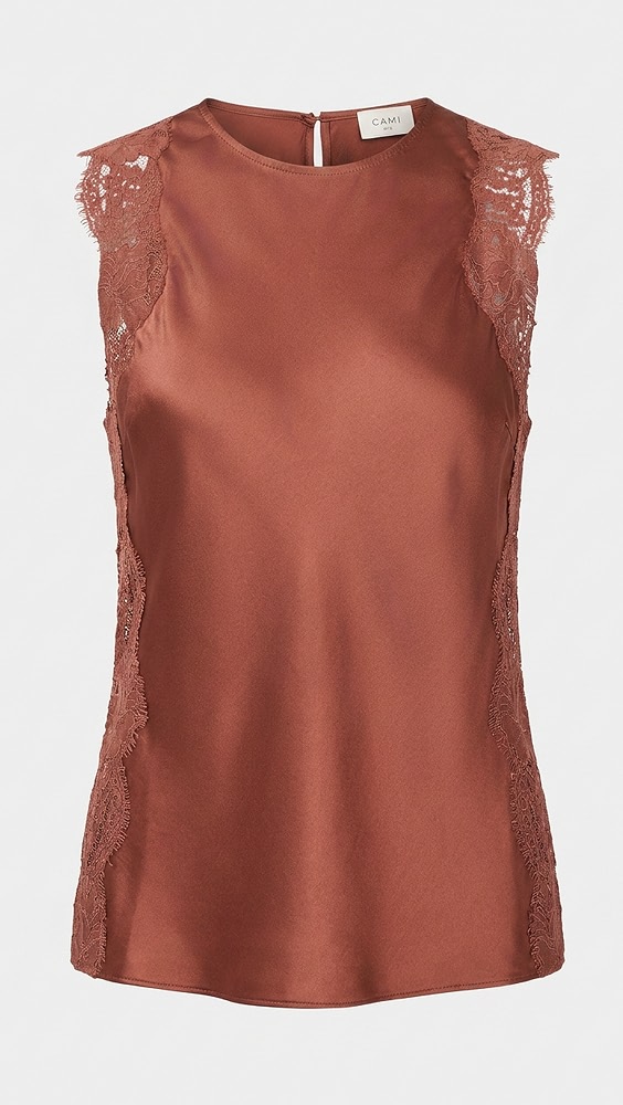 Milla Silk Top - Affogato