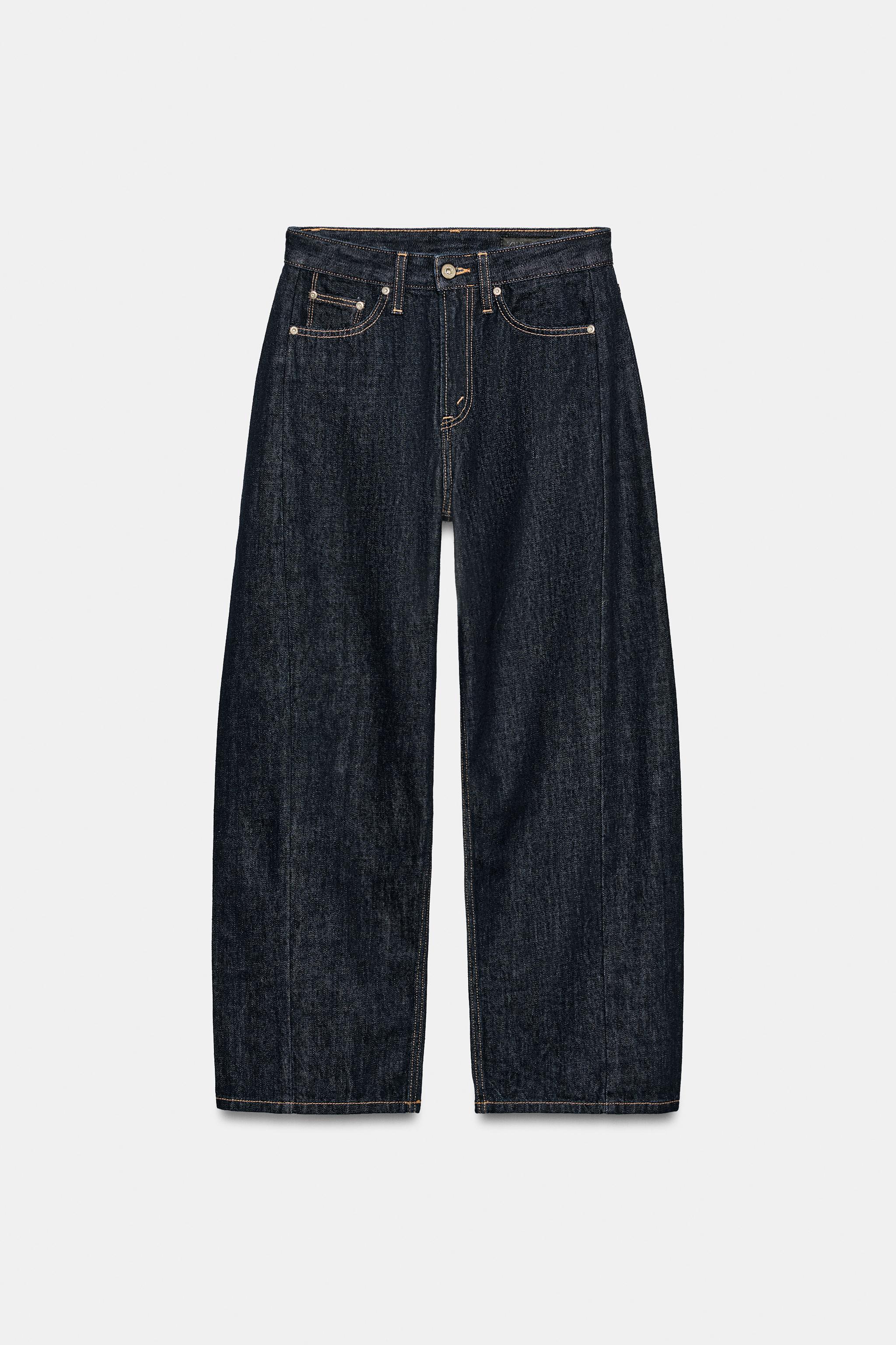 Zw Collection Mid-Rise Relaxed Ankle Jeans - Blue - 26 (us 2)