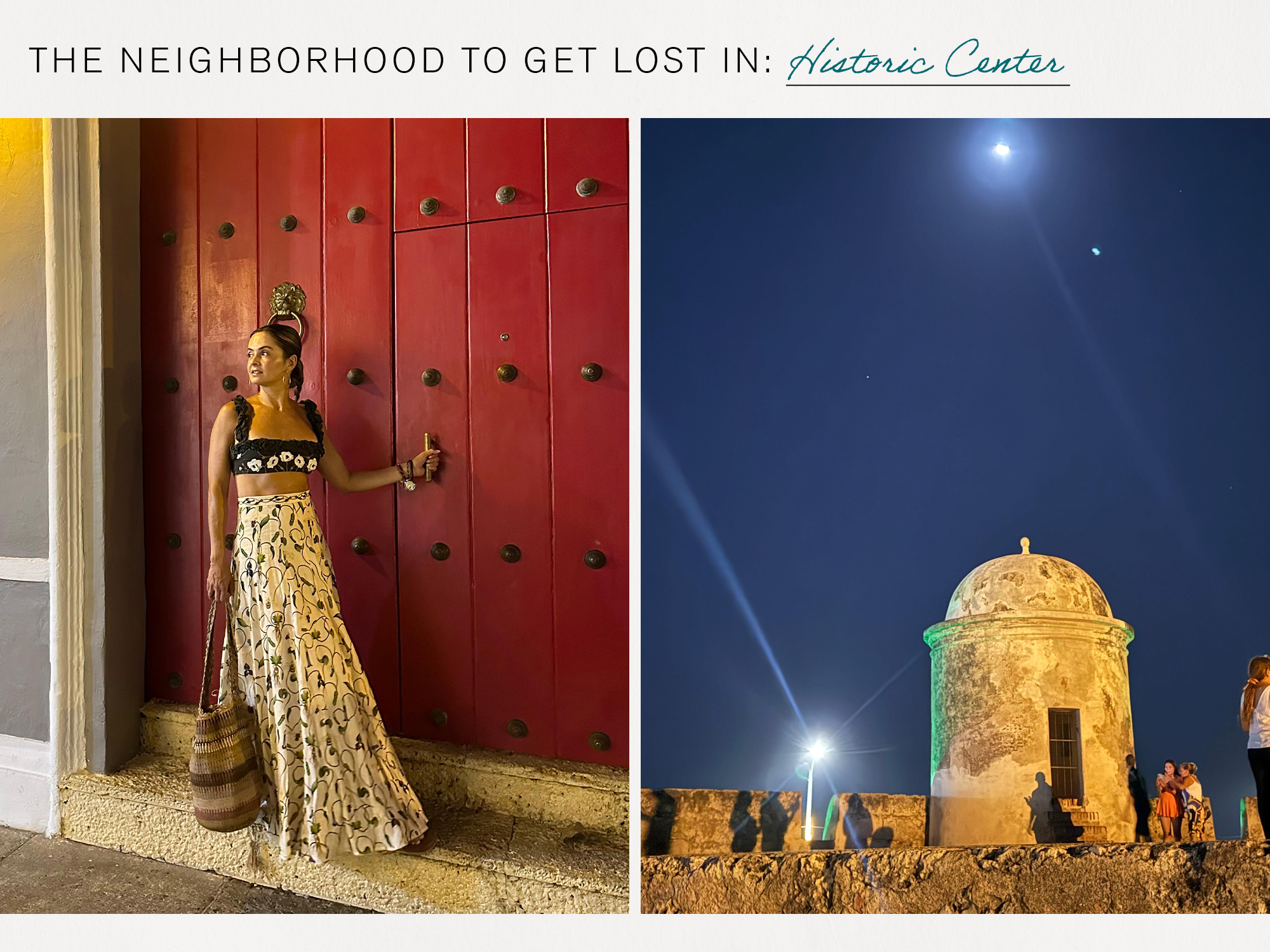 The Historic Center in Cartagena, Colombia.