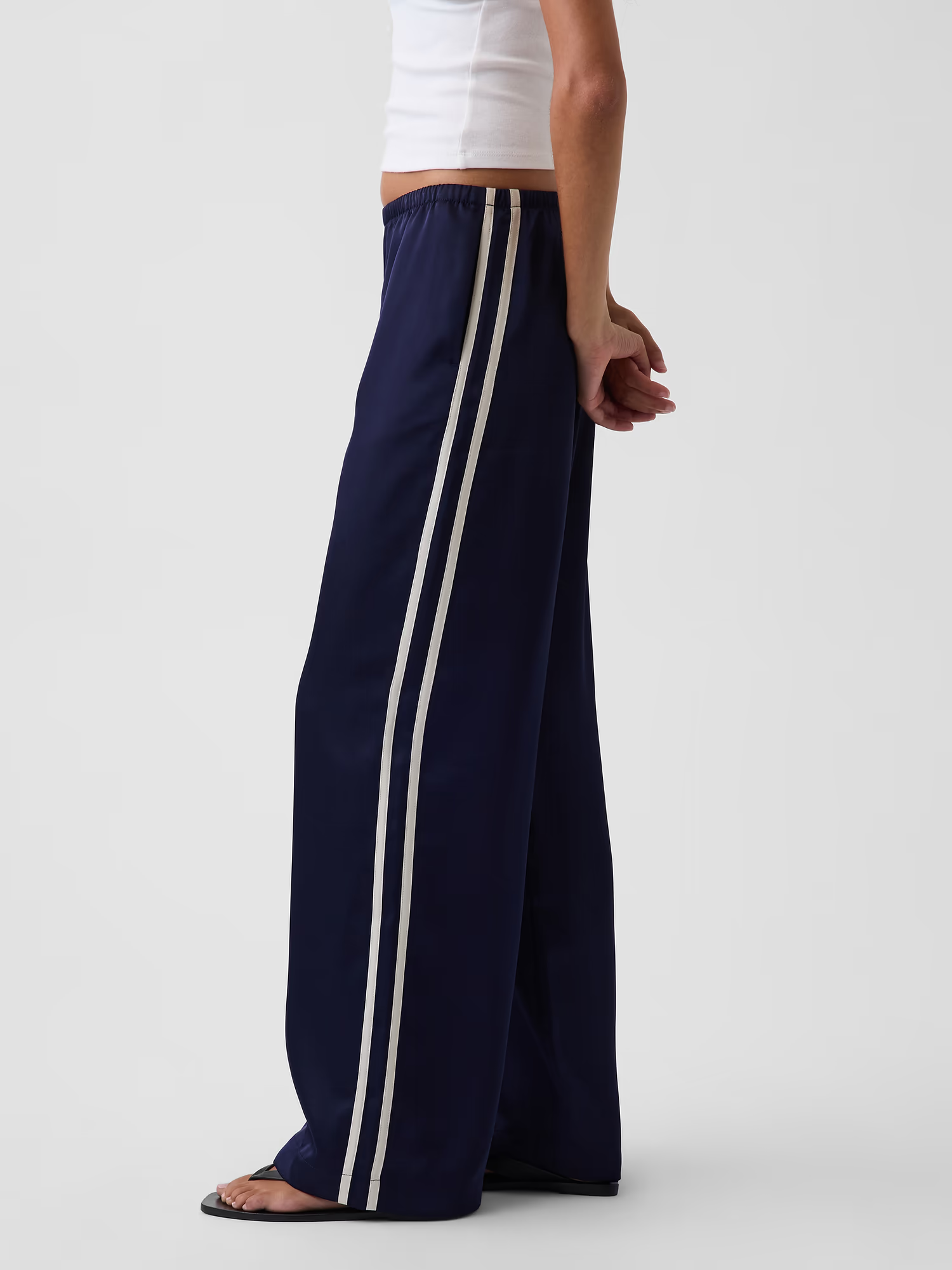 Gap, Satin Easy Wide-Leg Pants