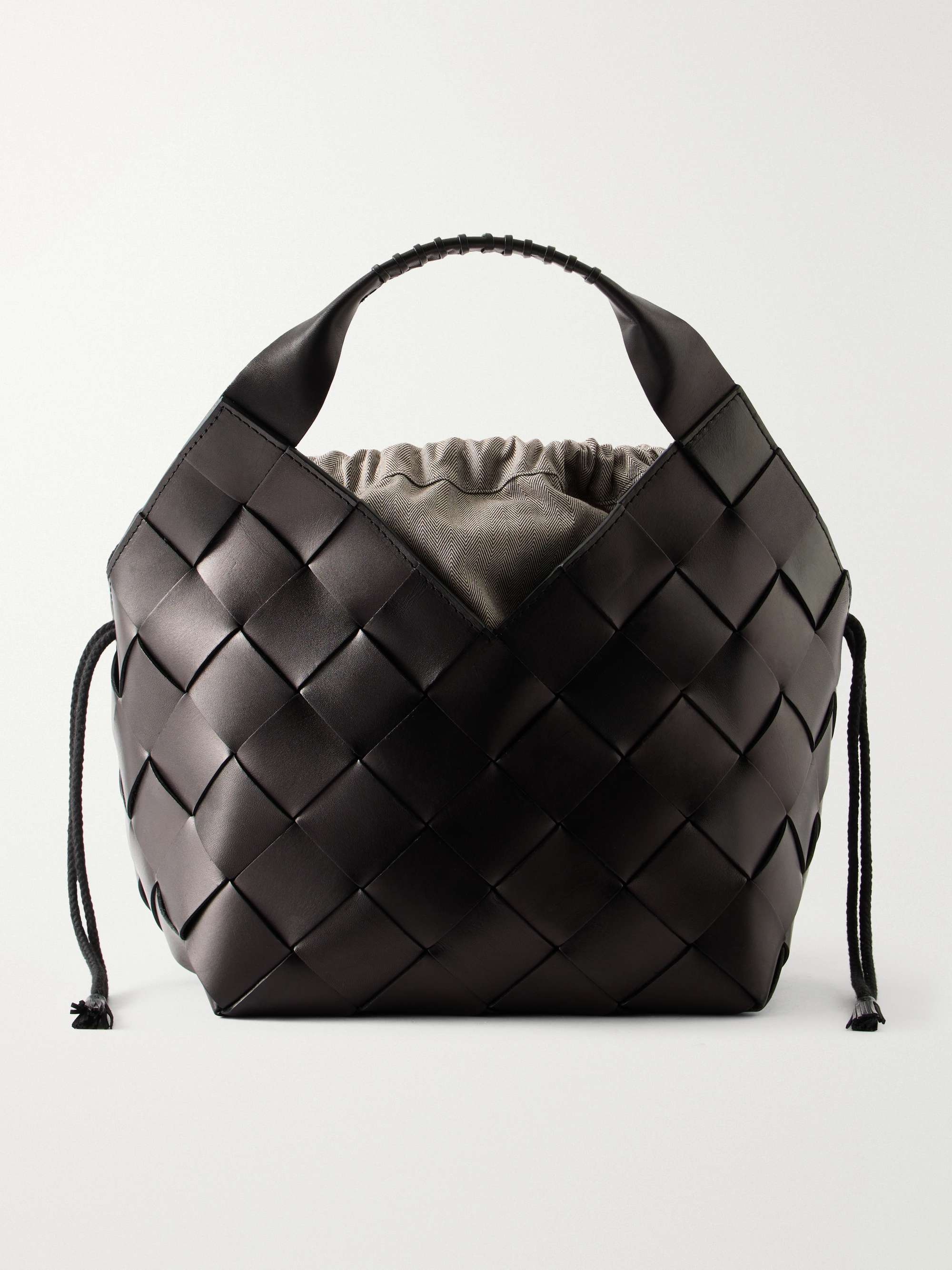 Castello Woven Leather Tote