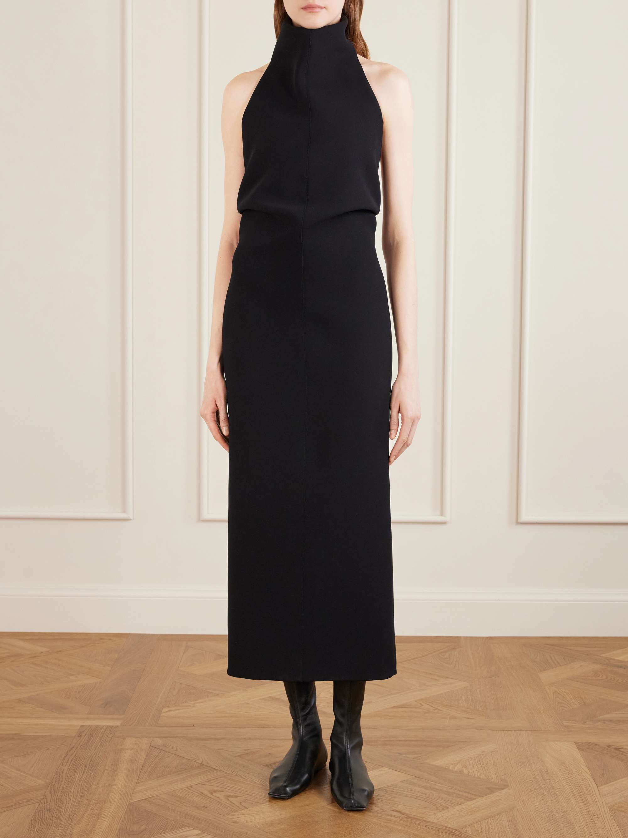 Roxanne Crepe Midi Dress