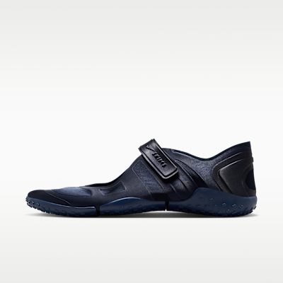 Nikeskims Rift Satin Women's Shoes - Navy/nskm Obsidian/obsidian - Size 5