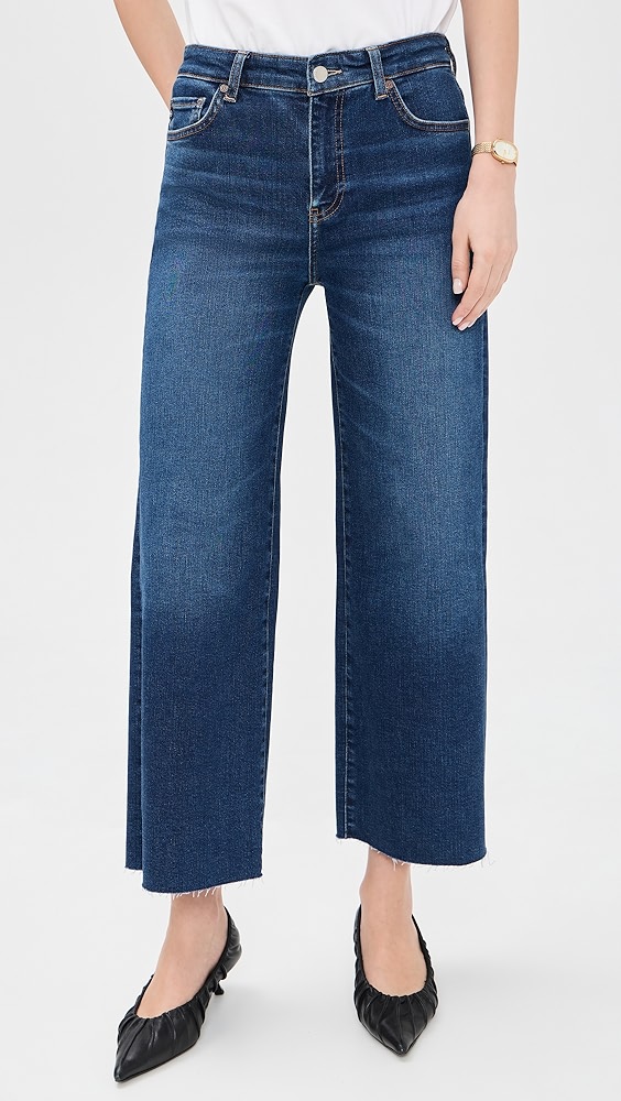 Saige Wide Leg Crop Jeans - Outspoken