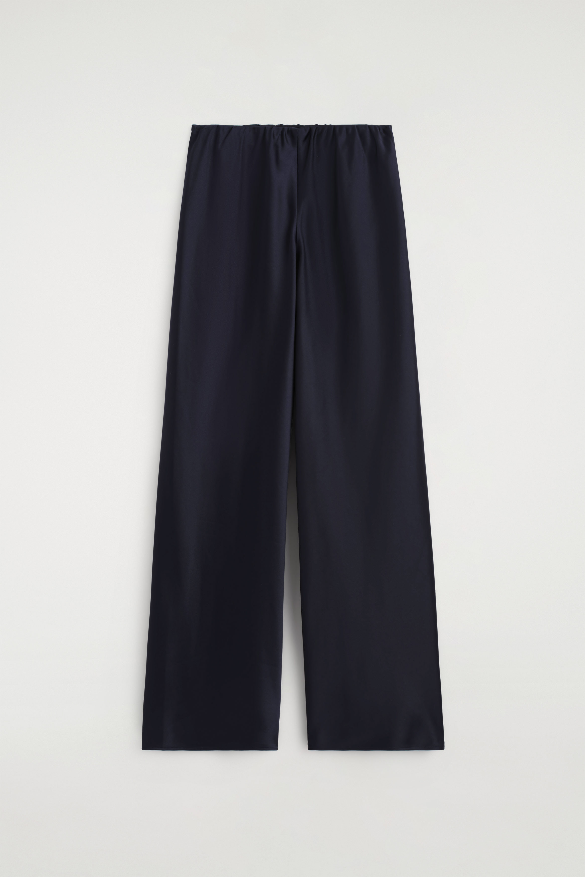 Satin Wide-Leg Pants