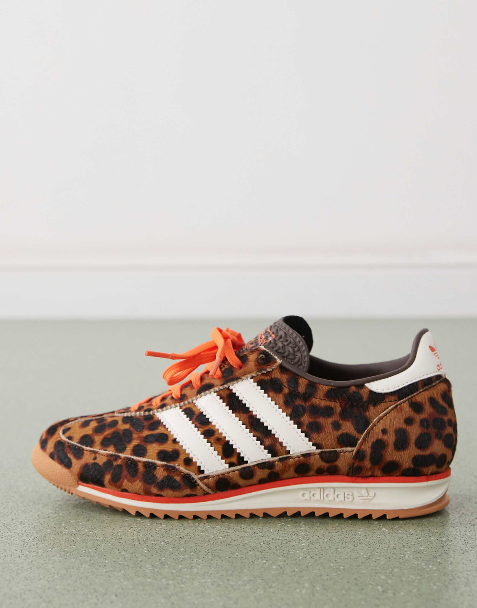 Adidas Originals Sl 72 Og Trainers in Leopard Print - Beige