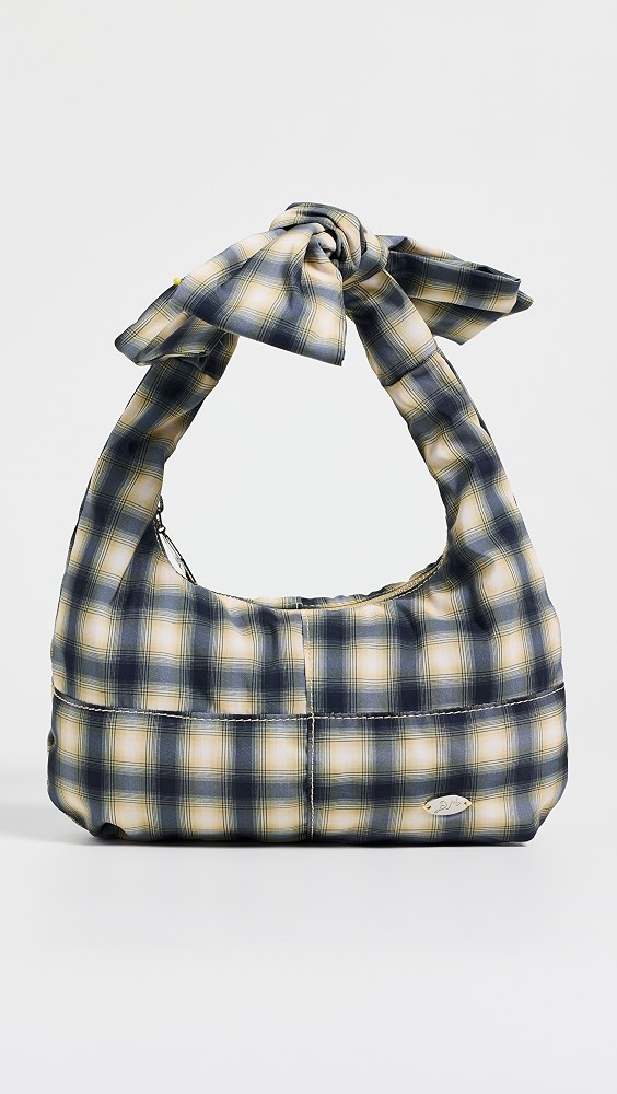 Roo Check Tie Shoulder Bag - Multi