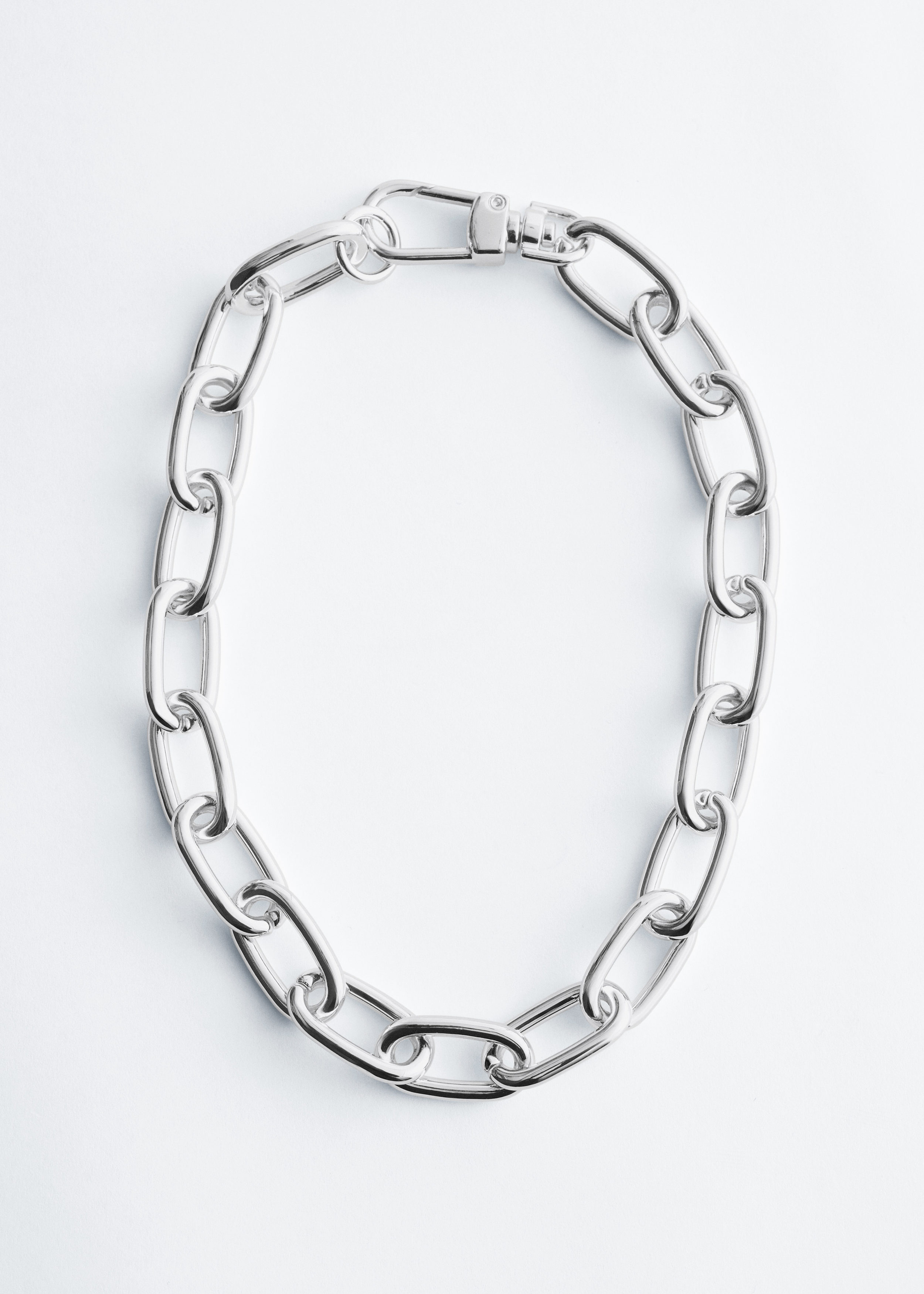 Chunky Chain Necklace - Silver