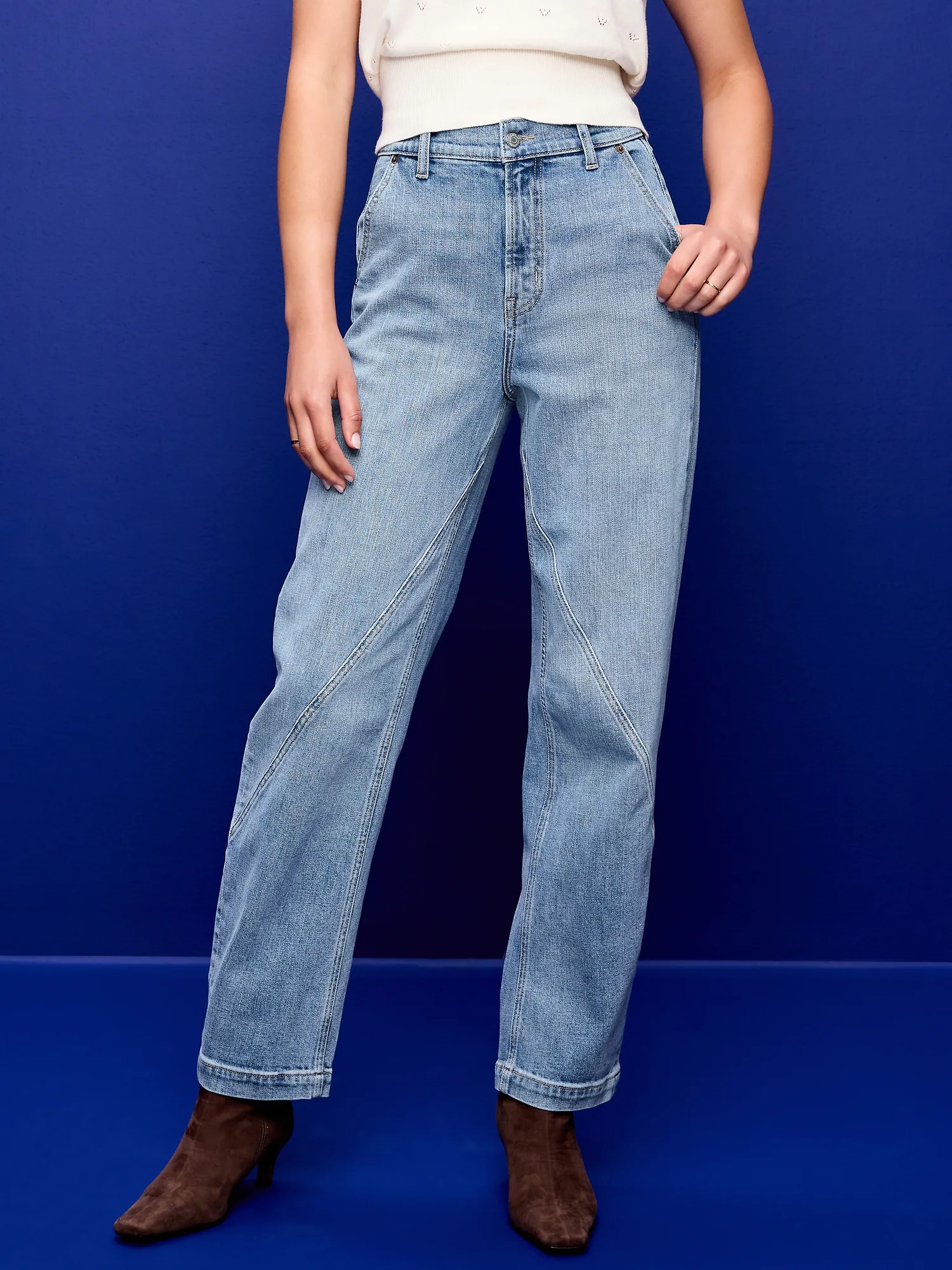 Old Navy, High-Waisted Baggy Barrel Jeans