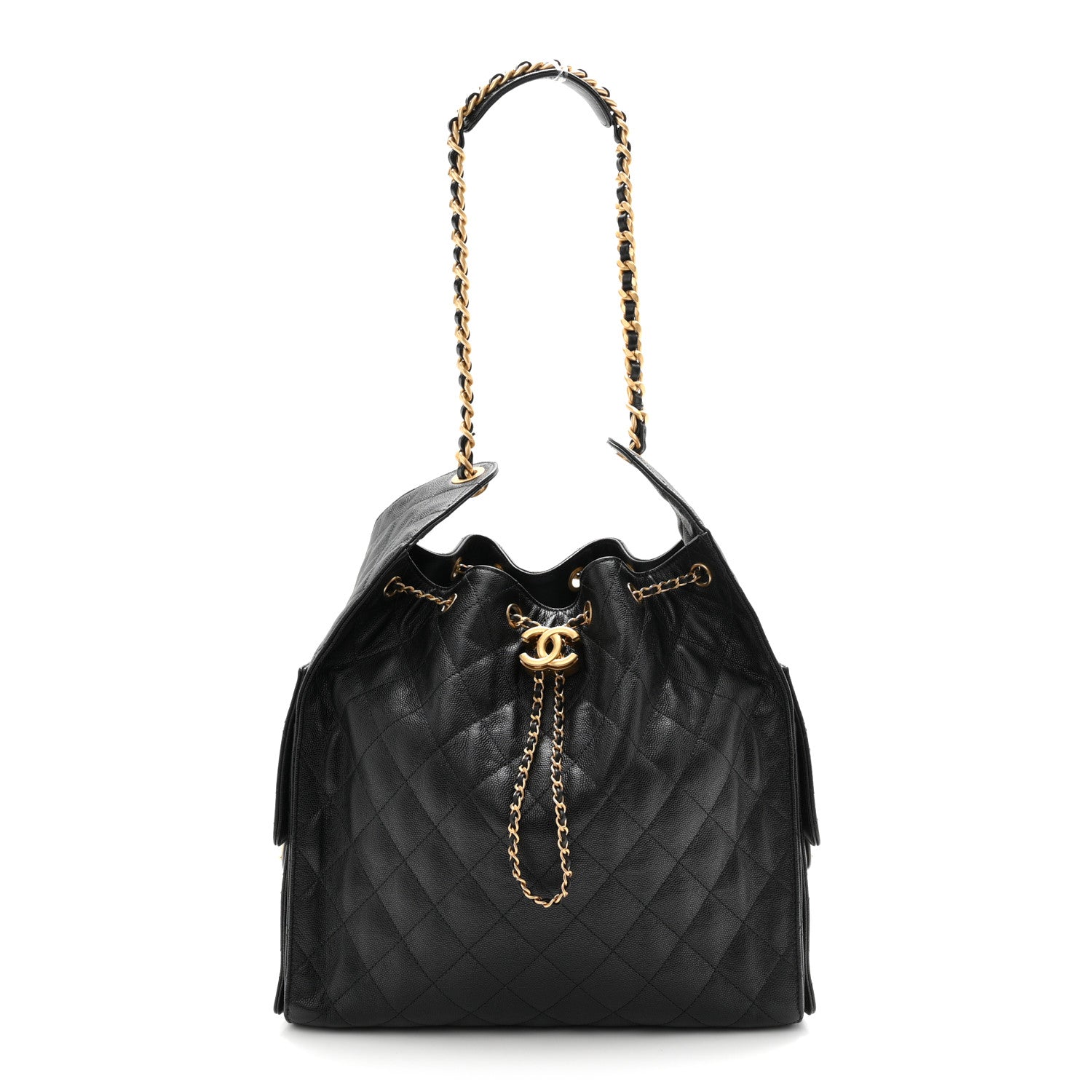 Chanel Caviar Quilted Medium Chanel 25 Handbag Black