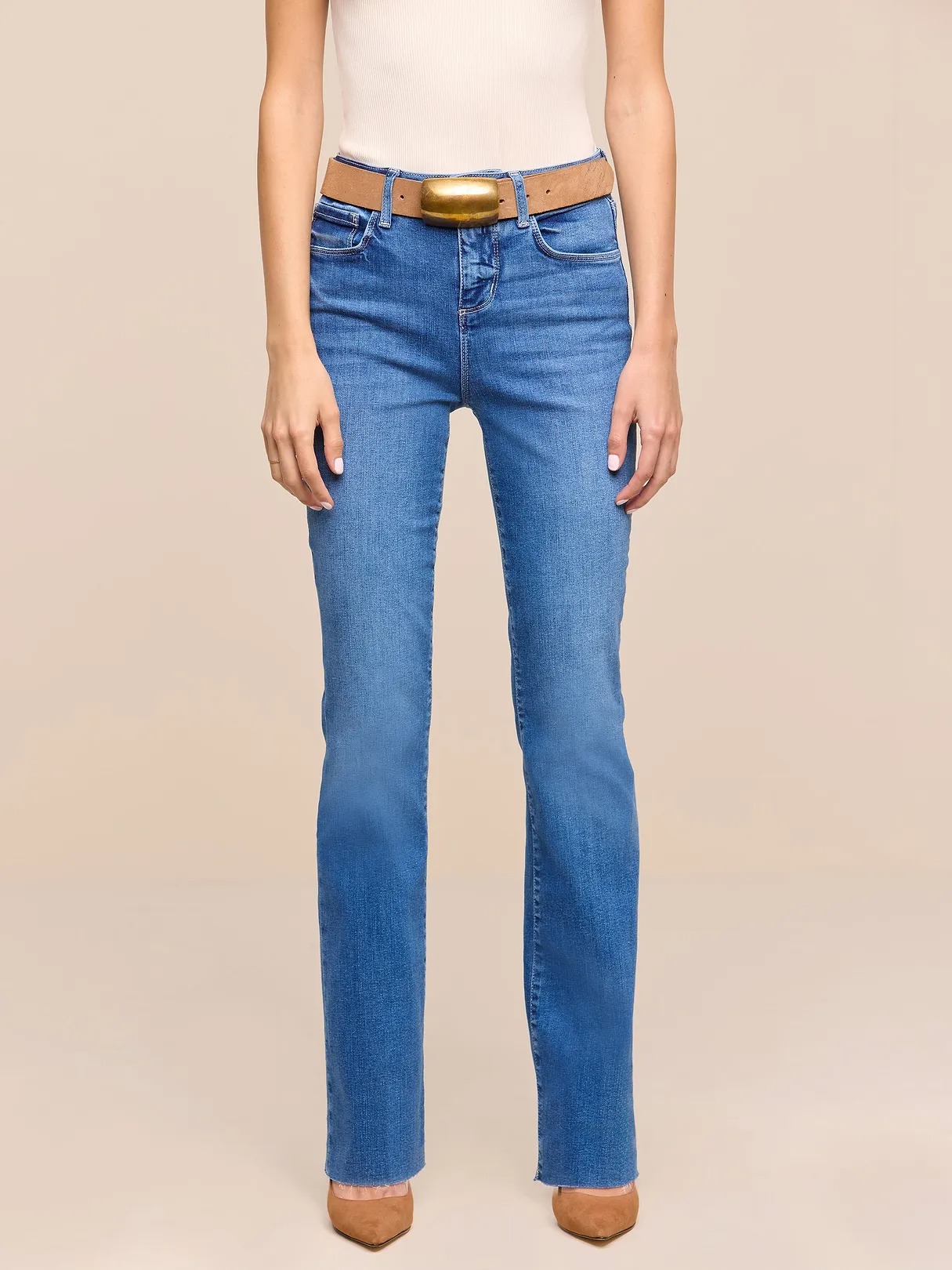 L'AGENCE, Petite Ruth Straight-Leg Jean