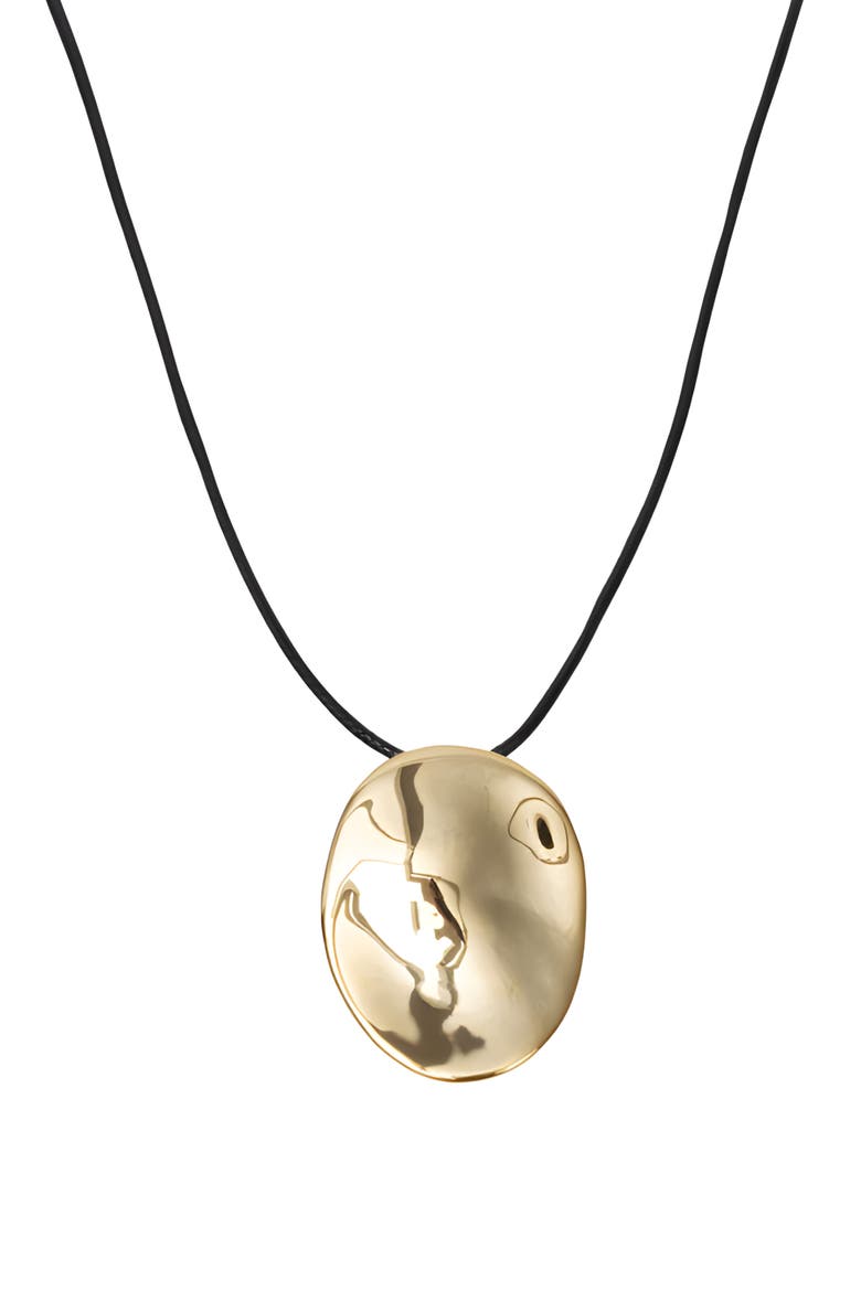 Waverly Oval Pendant Cord Necklace