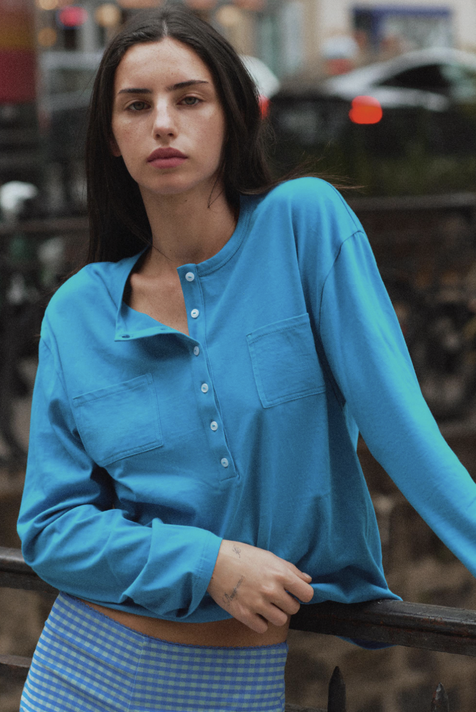 Zara, Henley T-shirt with pockets