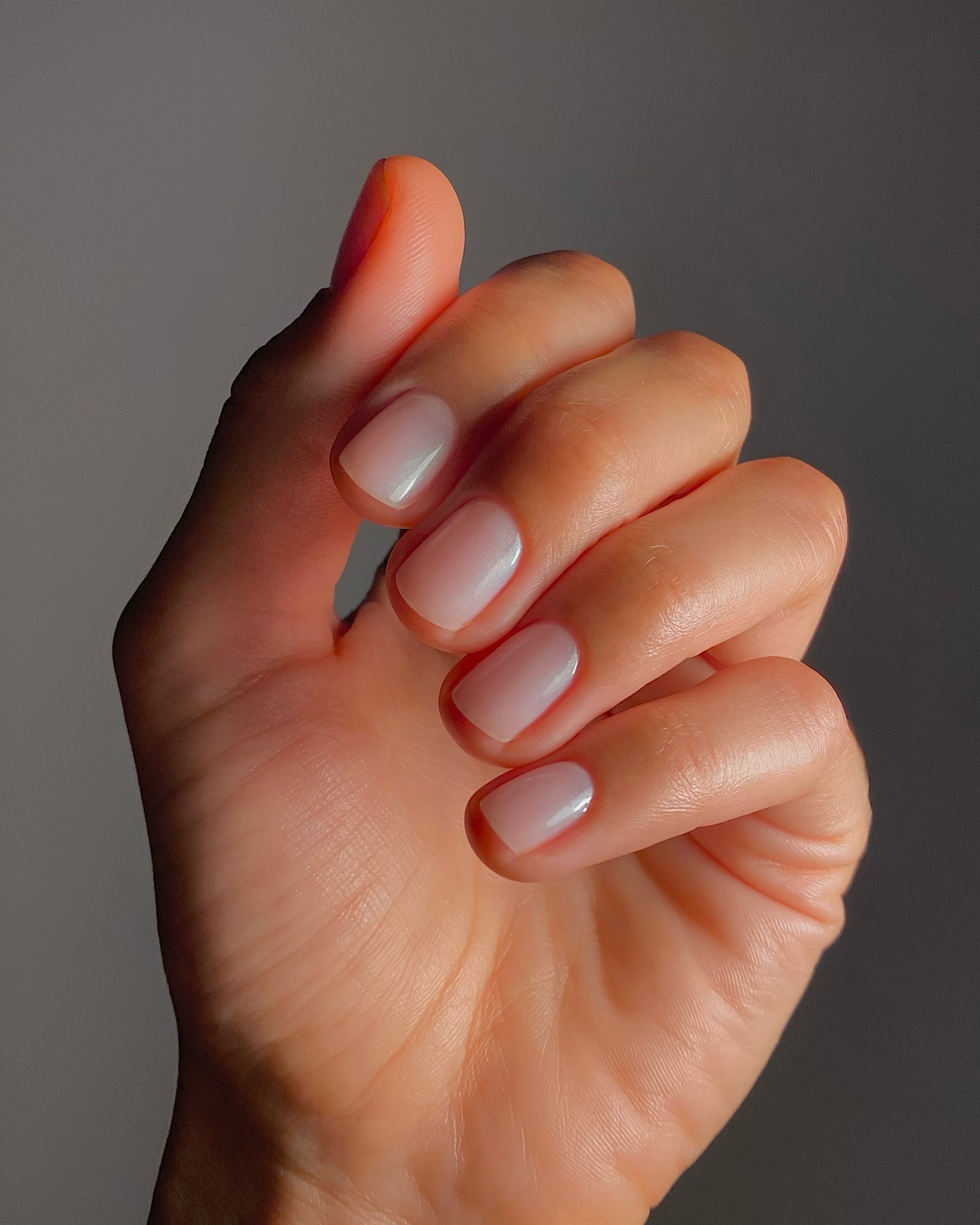 @matejanova with an aqua glazed manicure
