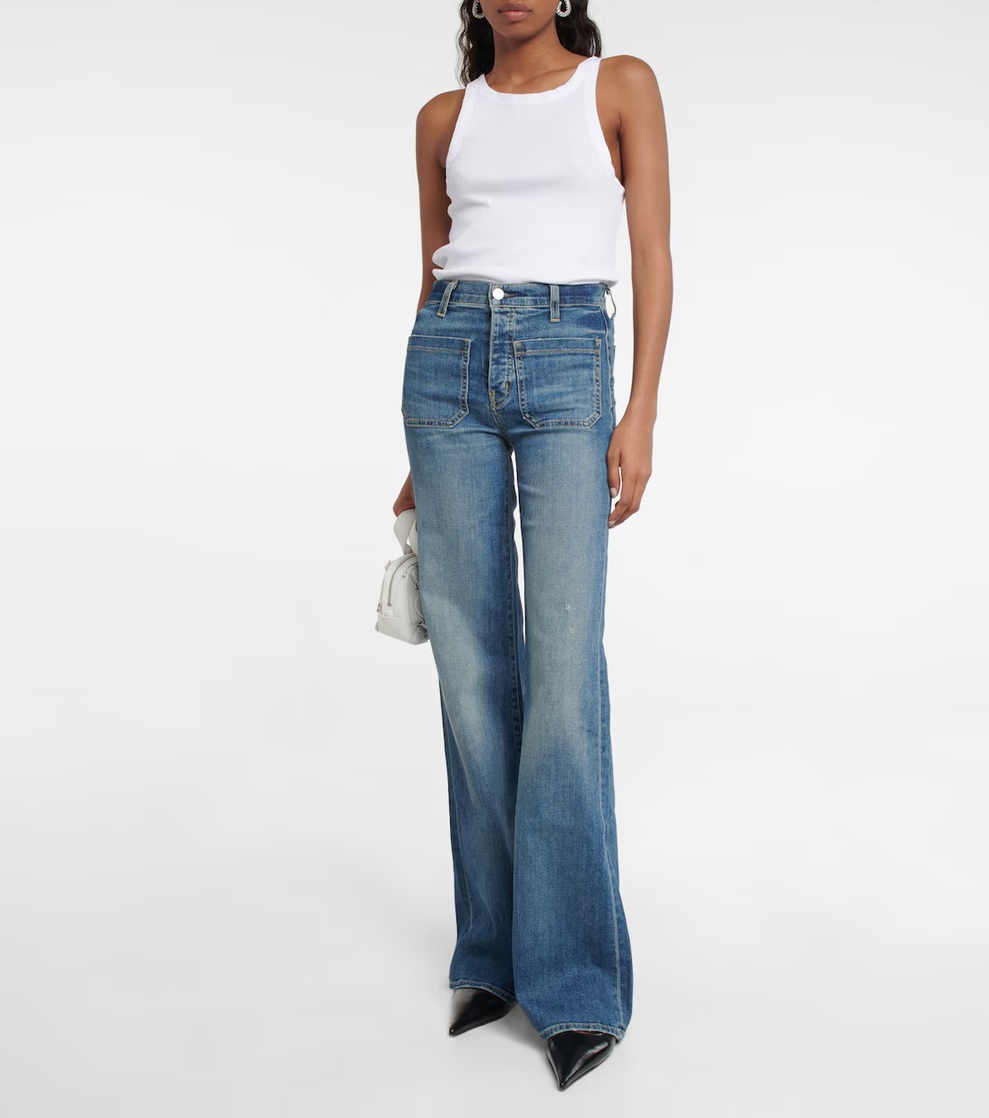 Nili Lotan , Florence high-rise flared jeans