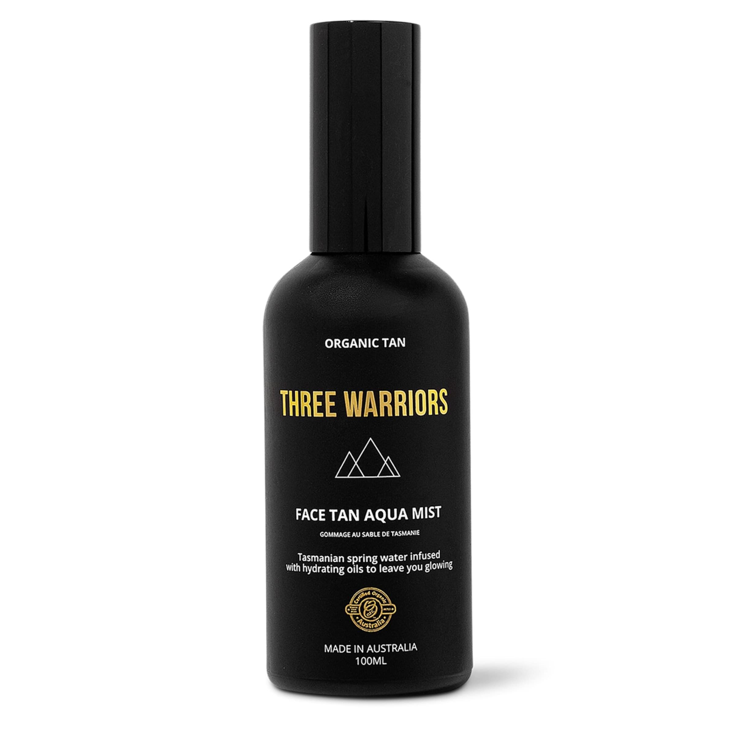 Three Warriors Face Tan Aqua Mist (100ml)