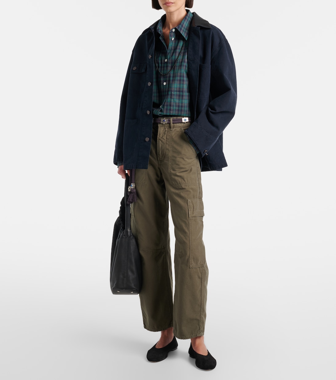 Marcelle Barrel-Leg Jeans in Green - Citizens of Humanity