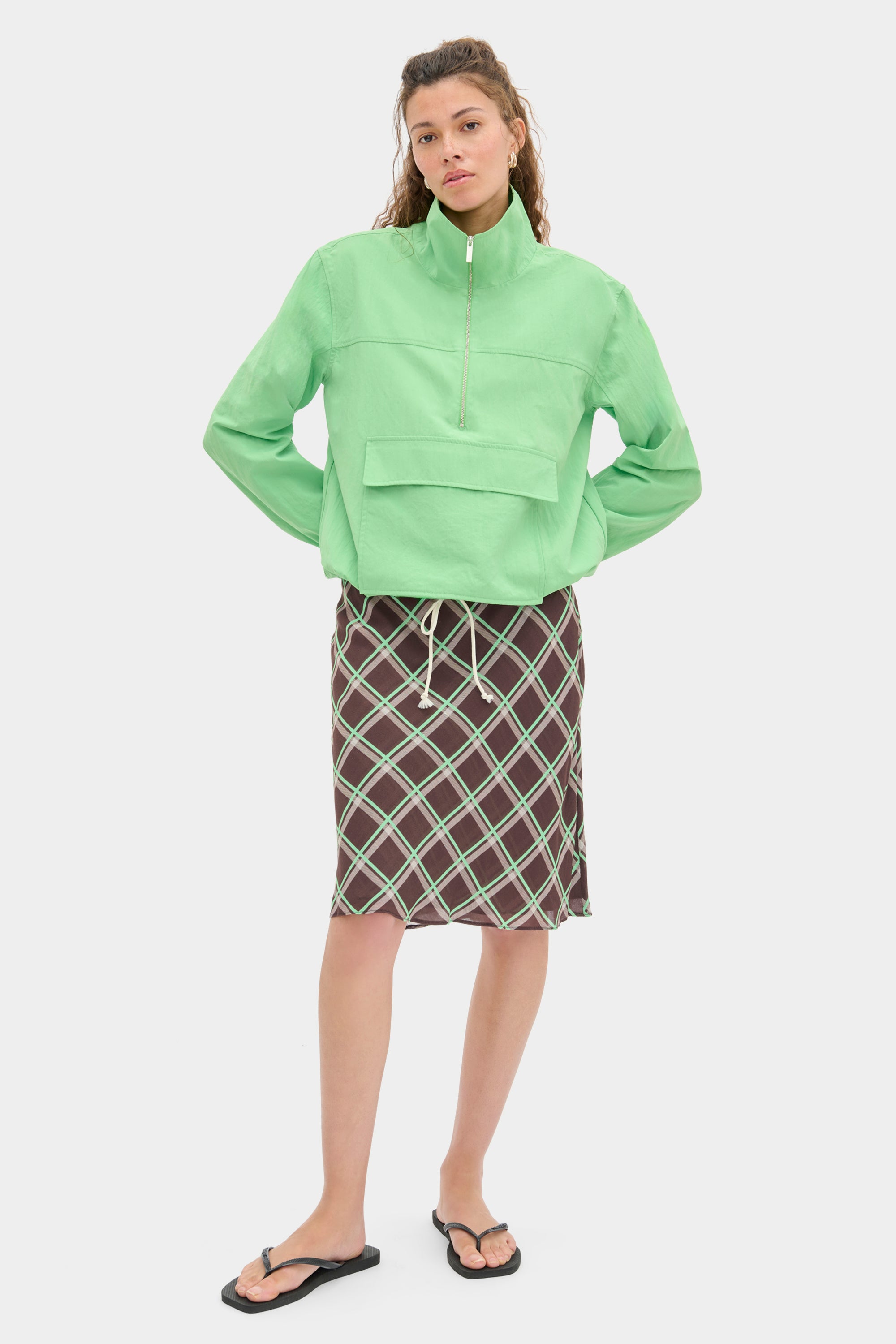 Yvonne Midi Semi Sheer Skirt