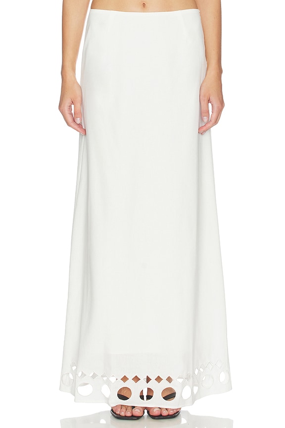 X Revolve Silas Linen Skirt