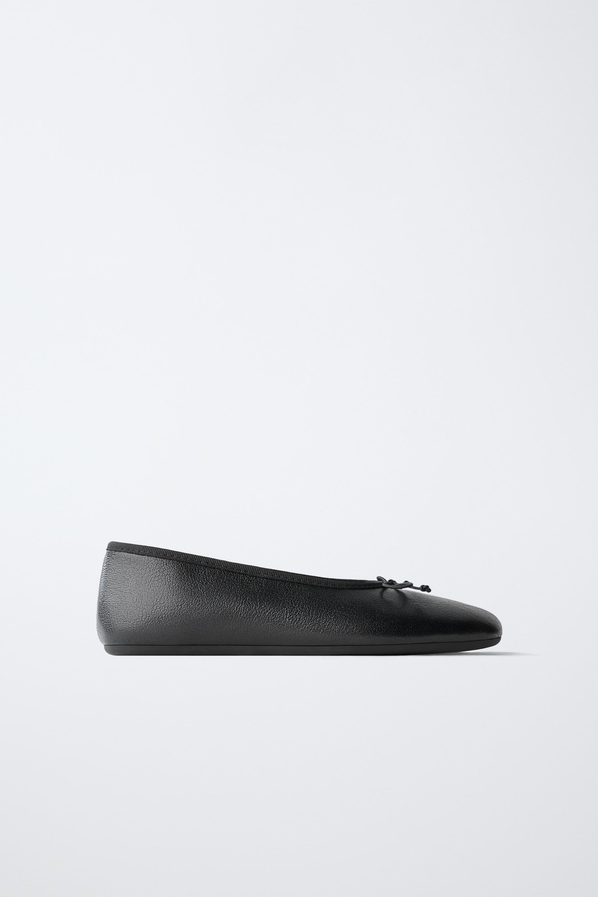 Leather Ballet Flats - Black - 12&frac12; (7.4 Inches)