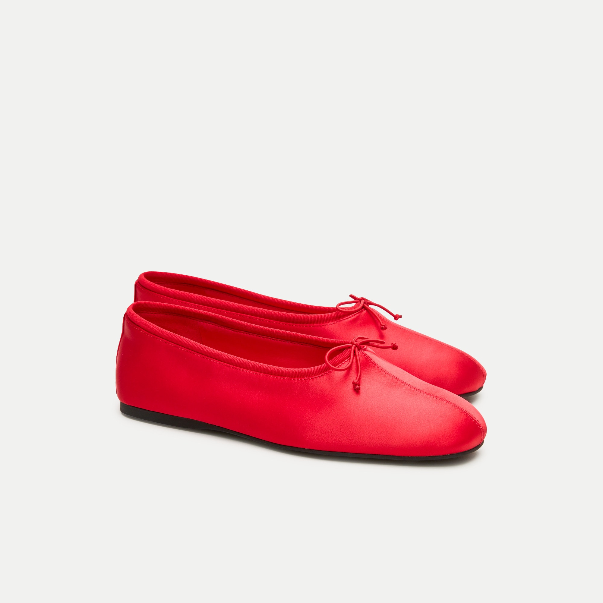 Verona Ballet Flats in Satin