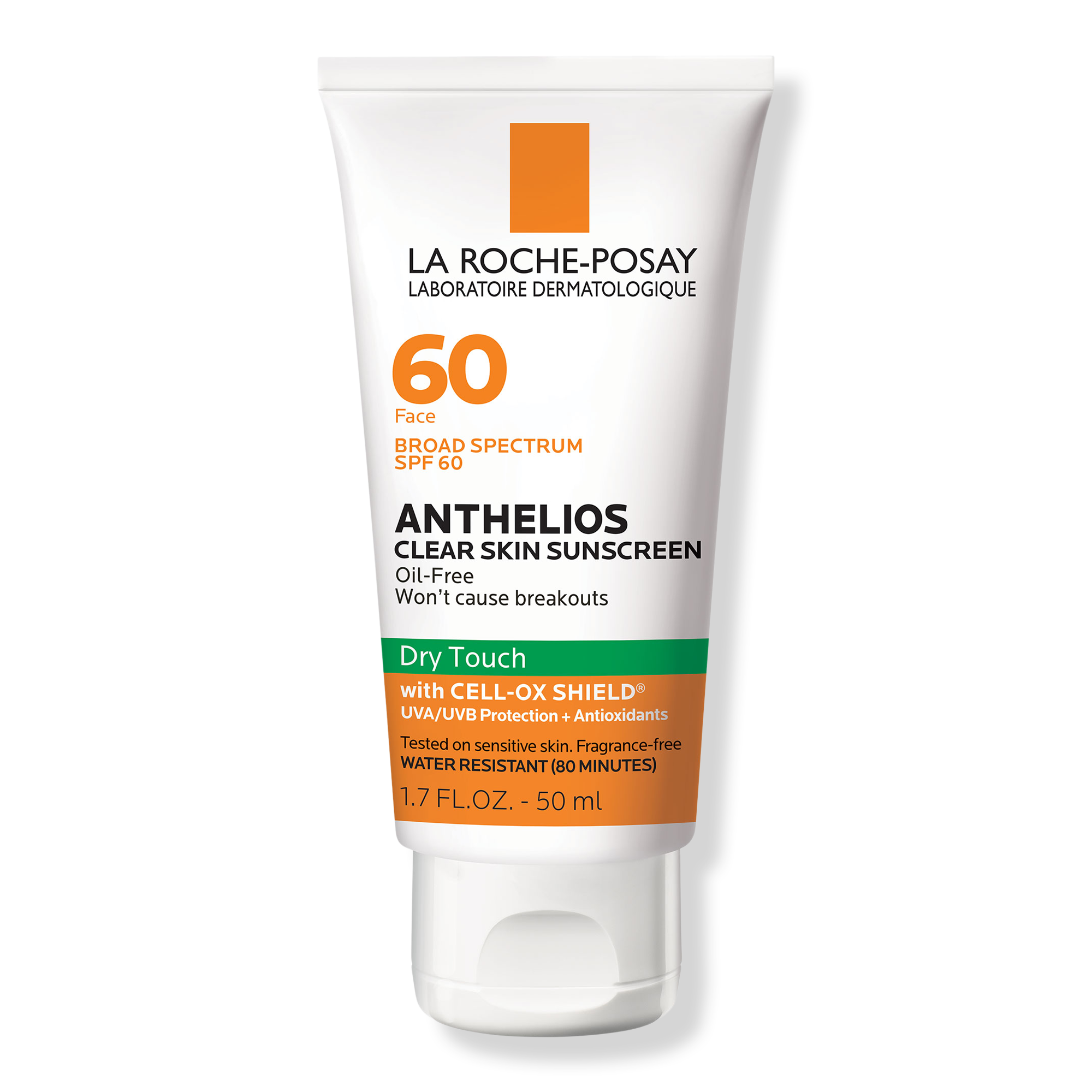 Anthelios Clear Skin Dry Touch Face Sunscreen Spf 60 - 1.7 Oz