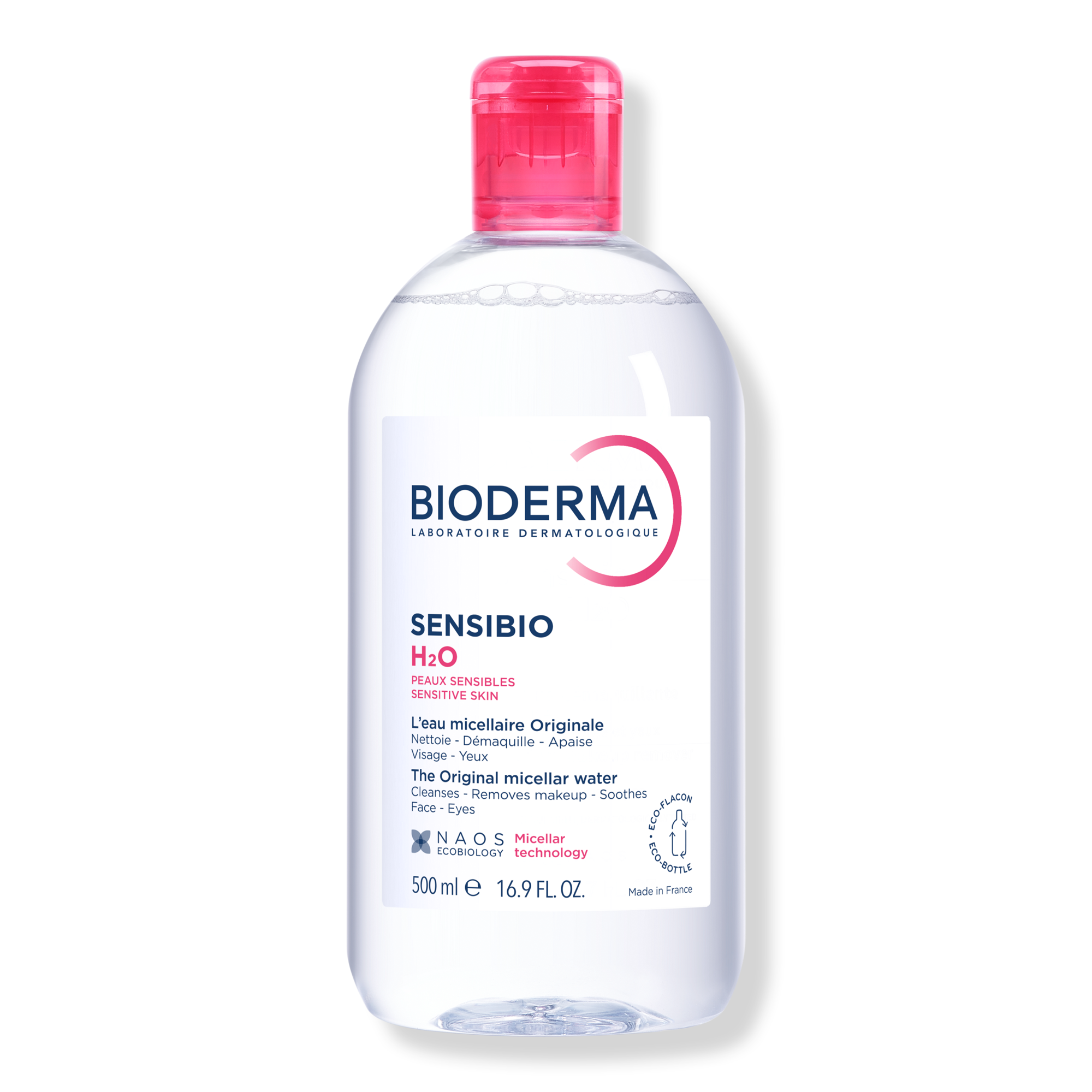 Sensibio H2o Micellar Water Face Cleanser for Sensitive Skin - 16.9 Oz