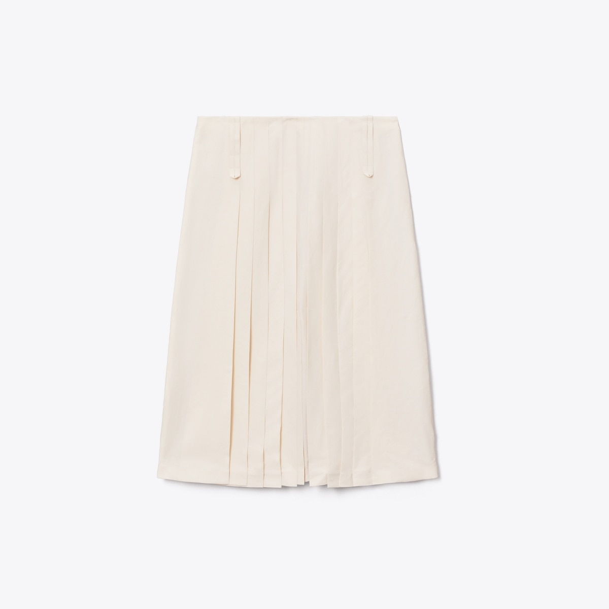 Pleated Skirt in Ivory, Size 4