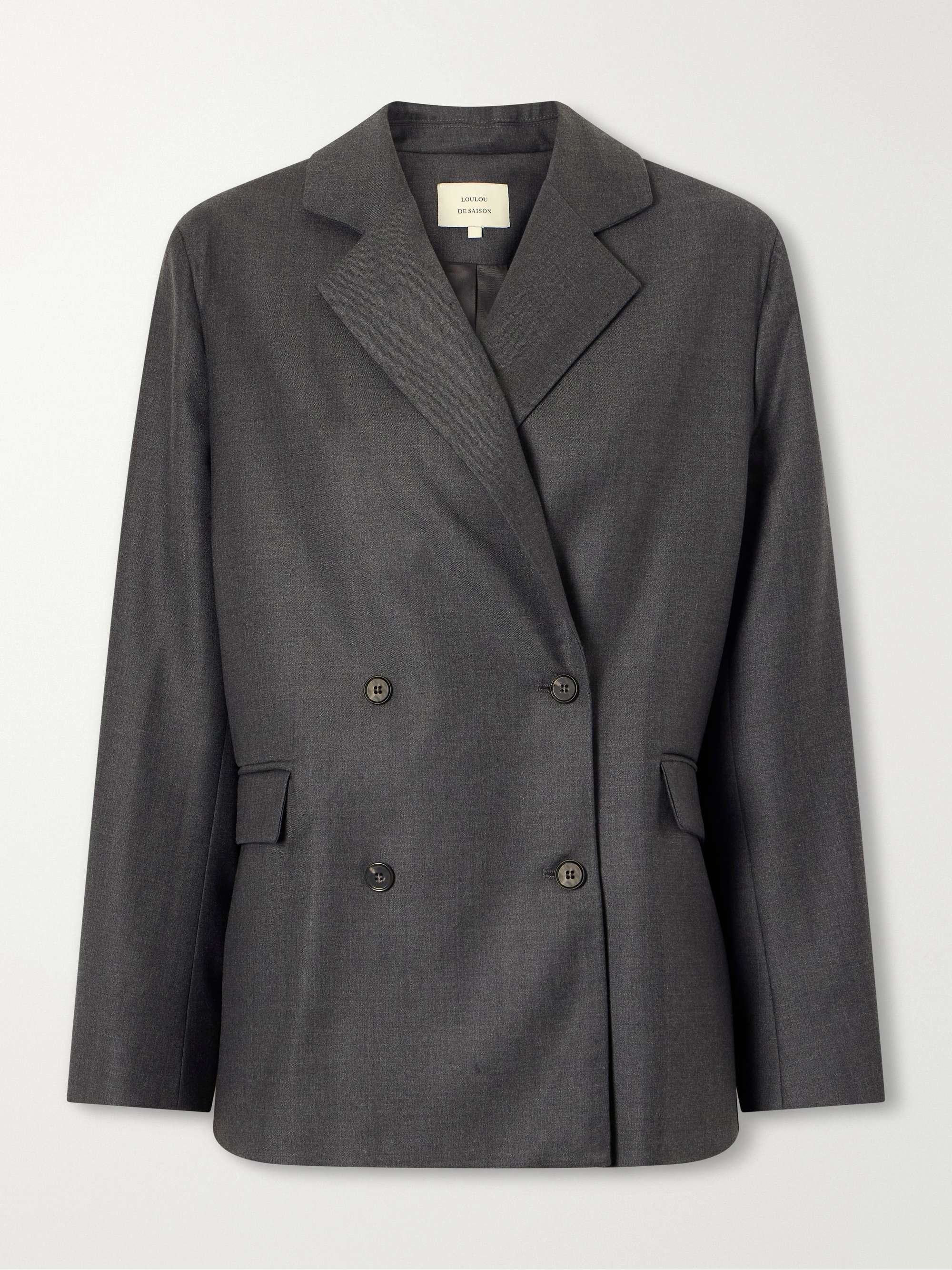 Donau Double-Breasted Wool Blazer