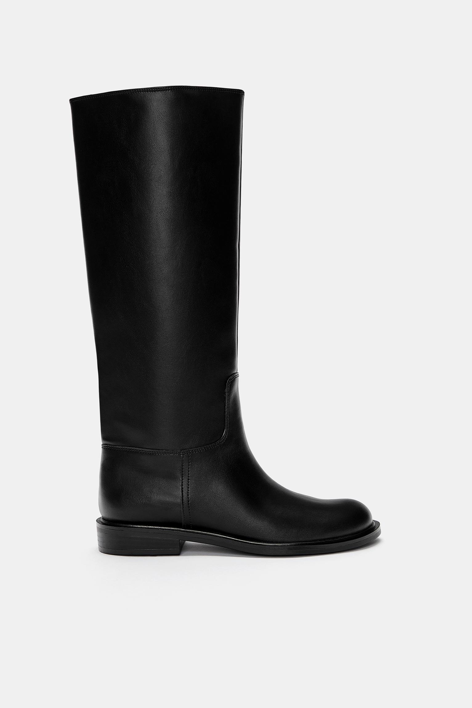 High Flat Boots