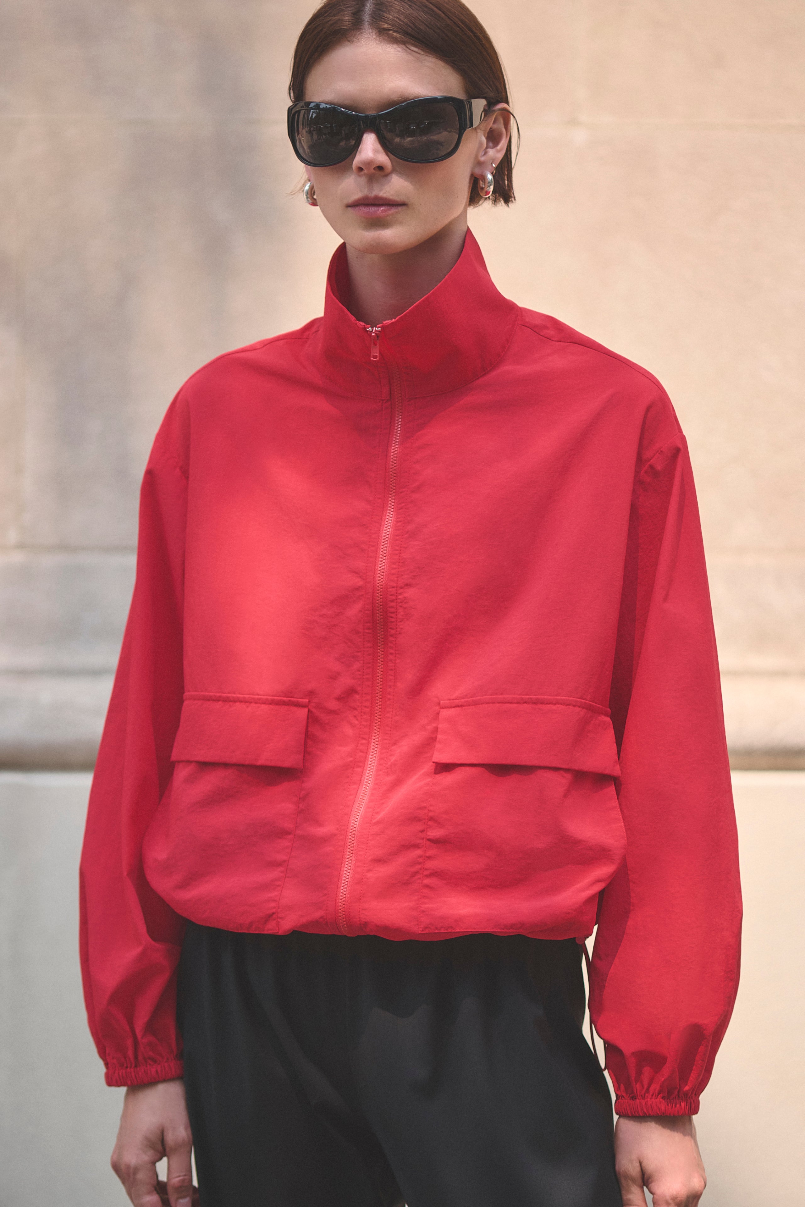 The Windbreaker in Iconic Red