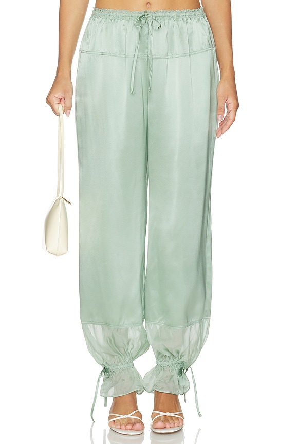 Camile Silk Cinched Pant