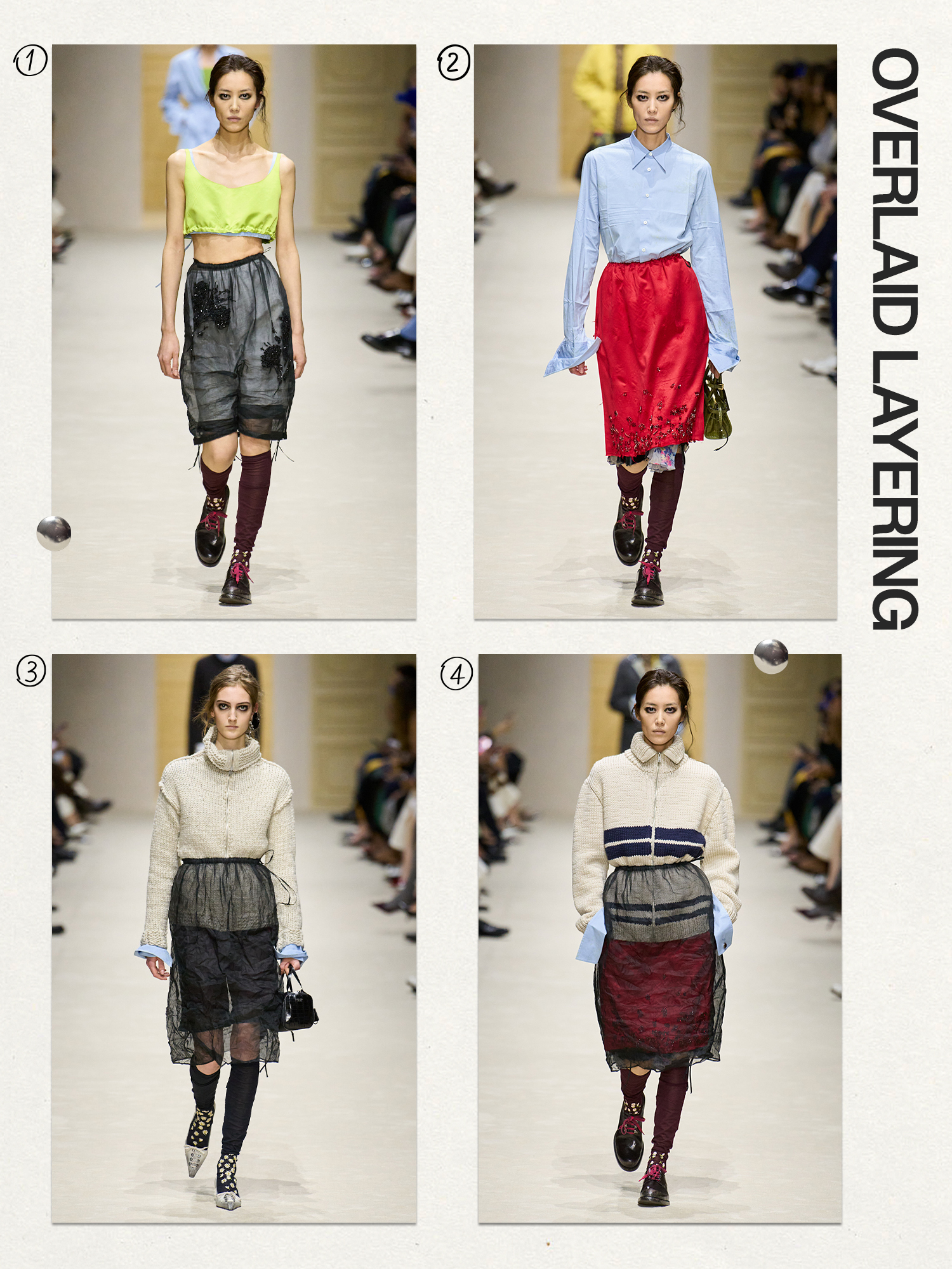 Layering styling autumn/winter 2026 runways