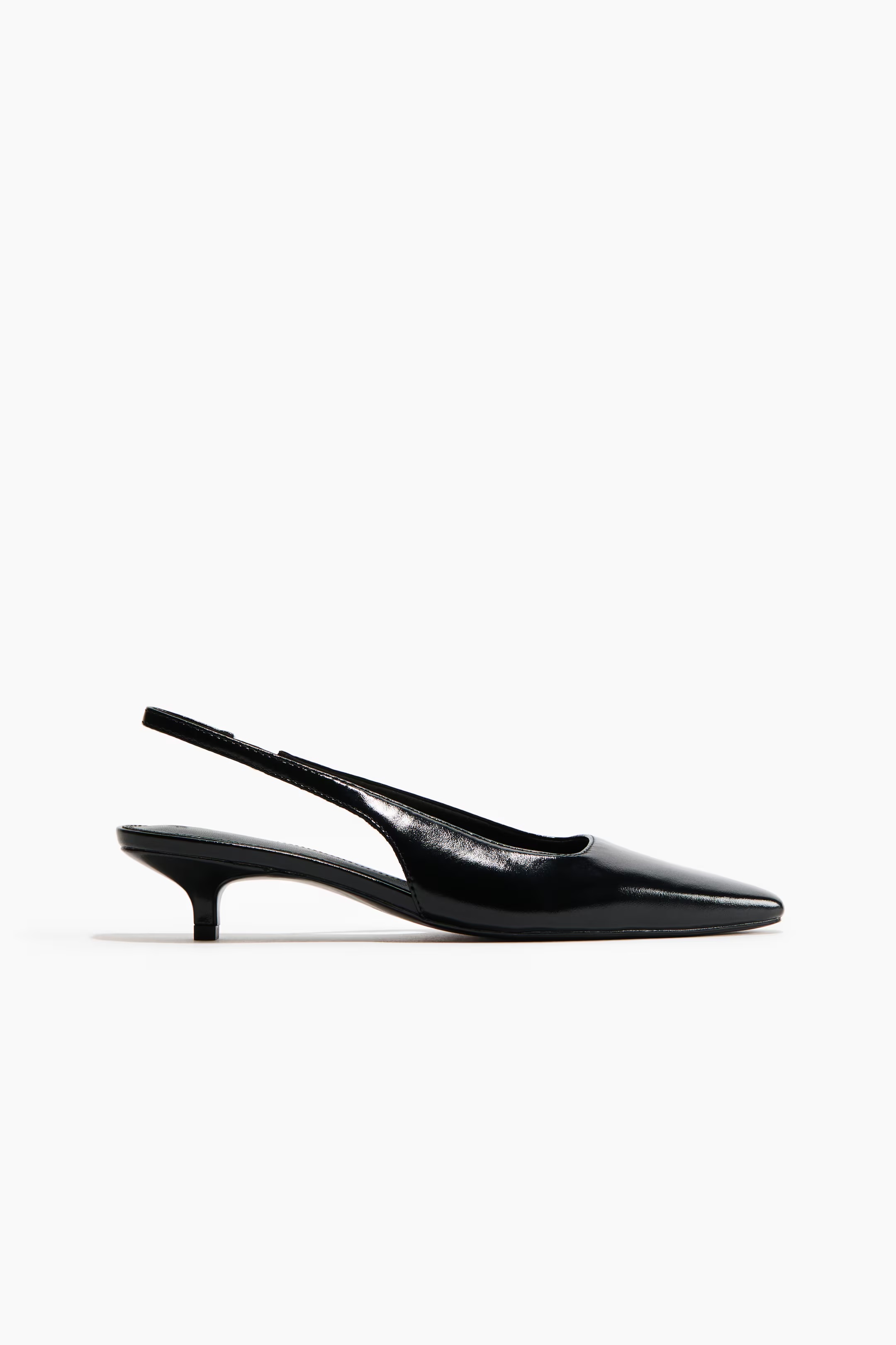 H&M, Kitten-Heeled Slingbacks