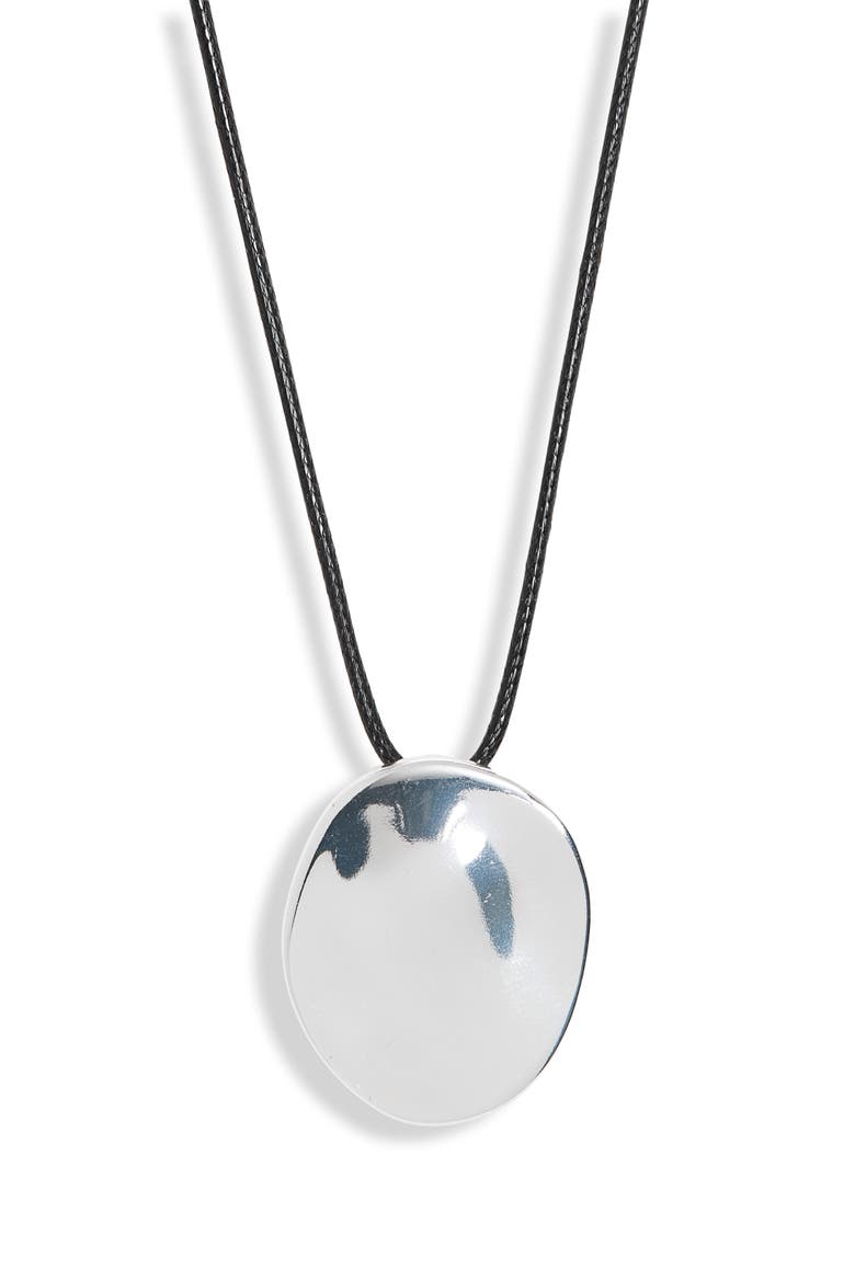 Waverly Oval Pendant Cord Necklace