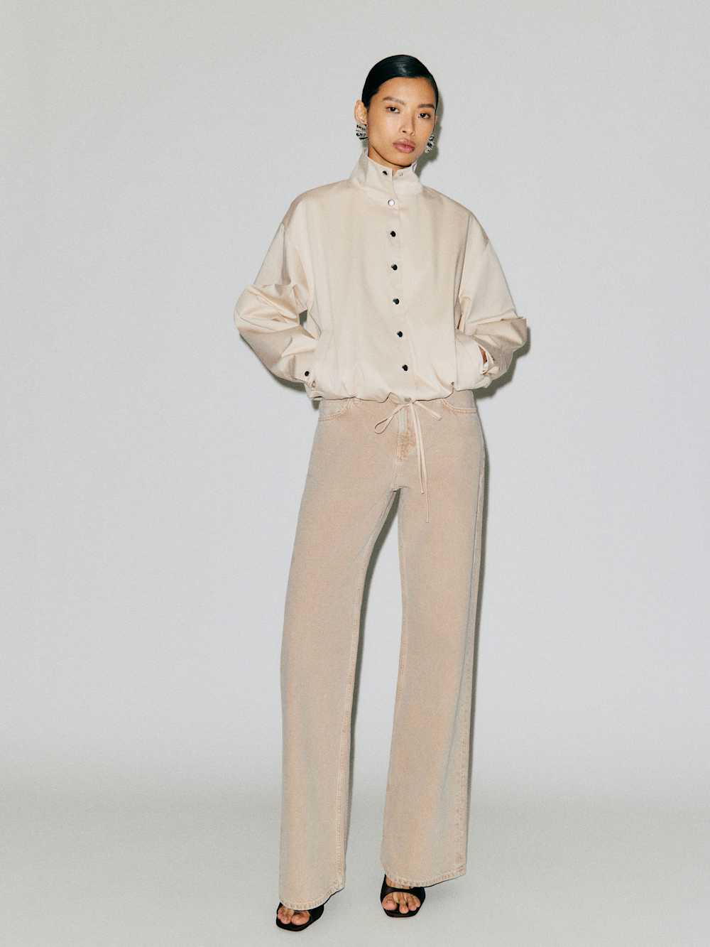 Cary Low Rise Slouchy Wide Leg Long Jeans