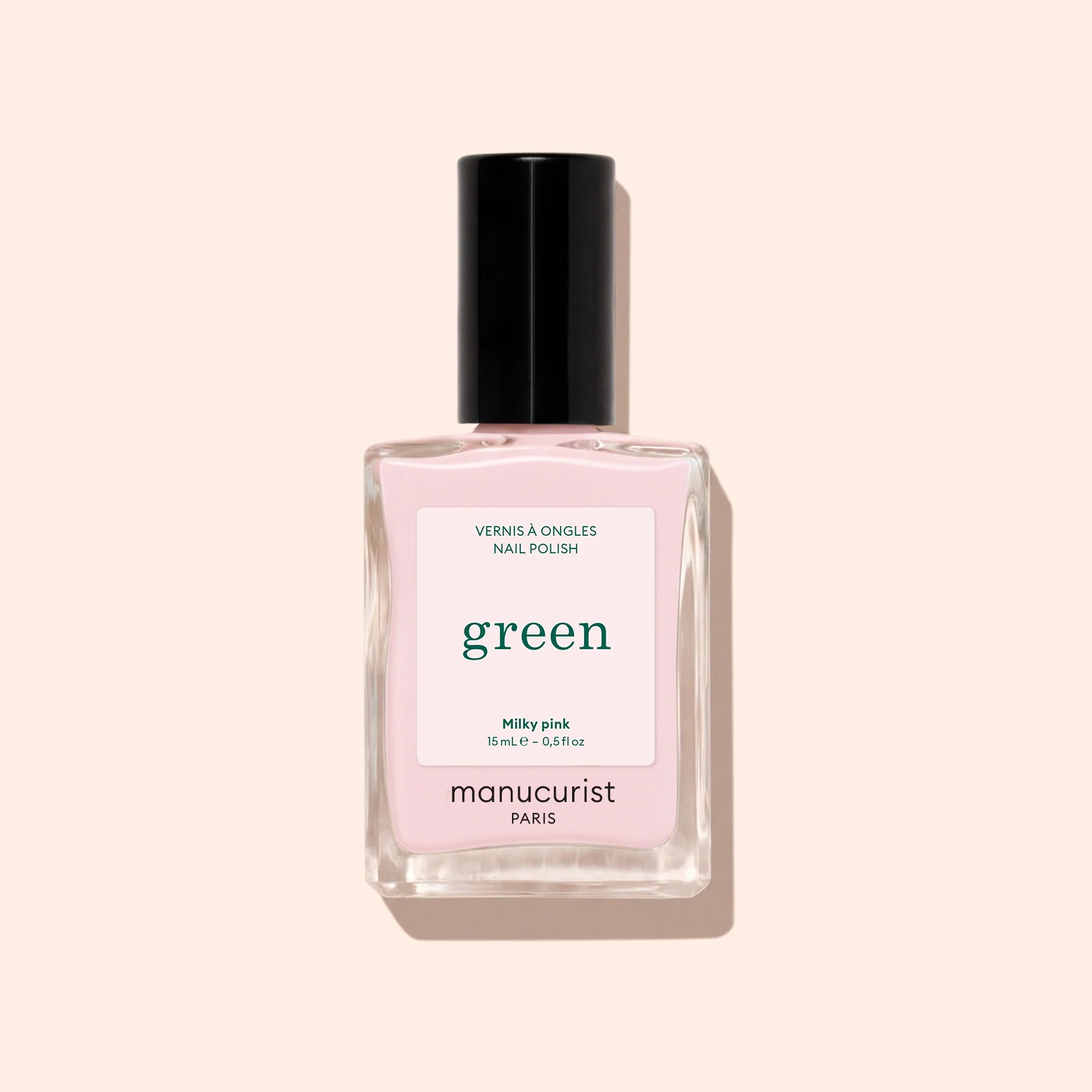 Manucurist, Green Polish in Milky Pink
