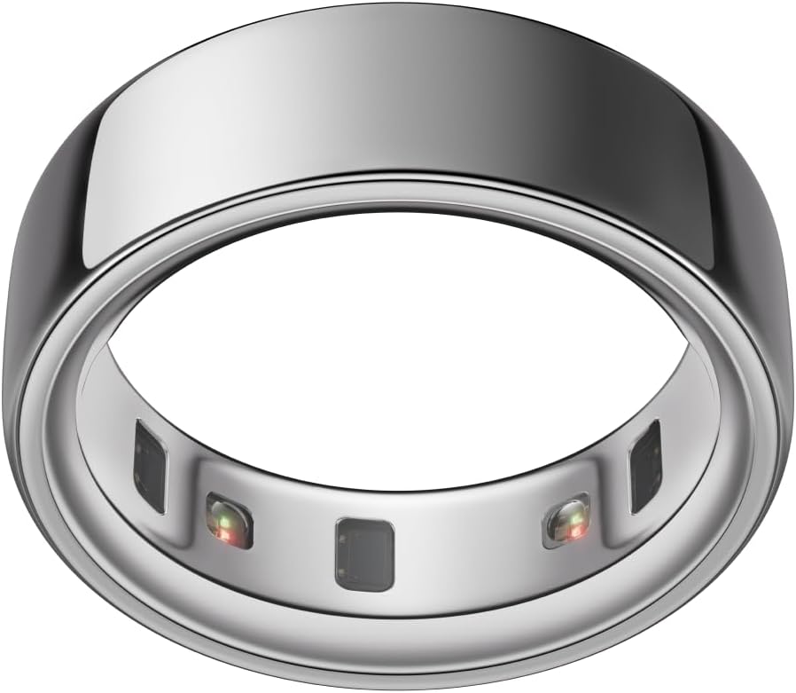 OURA, Oura Ring 4 Smart Ring - Silver - Size 8