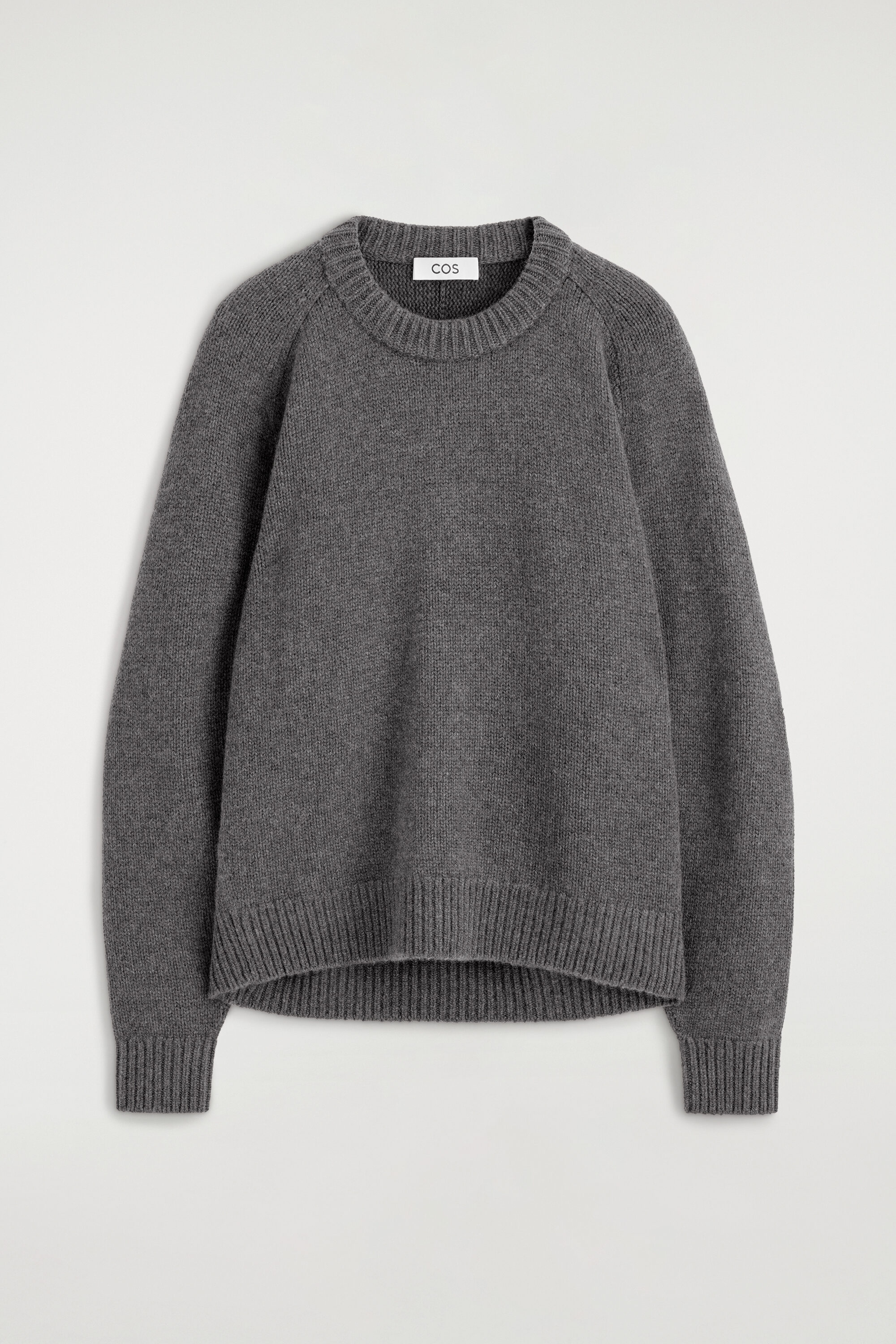 Rounded Cashmere Crew-Neck Jumper