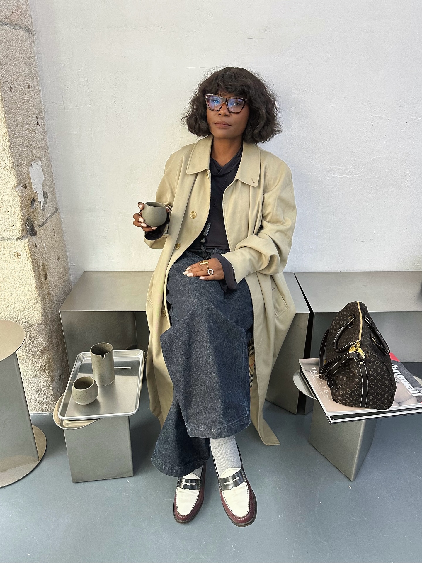 Jeans and loafers outfits