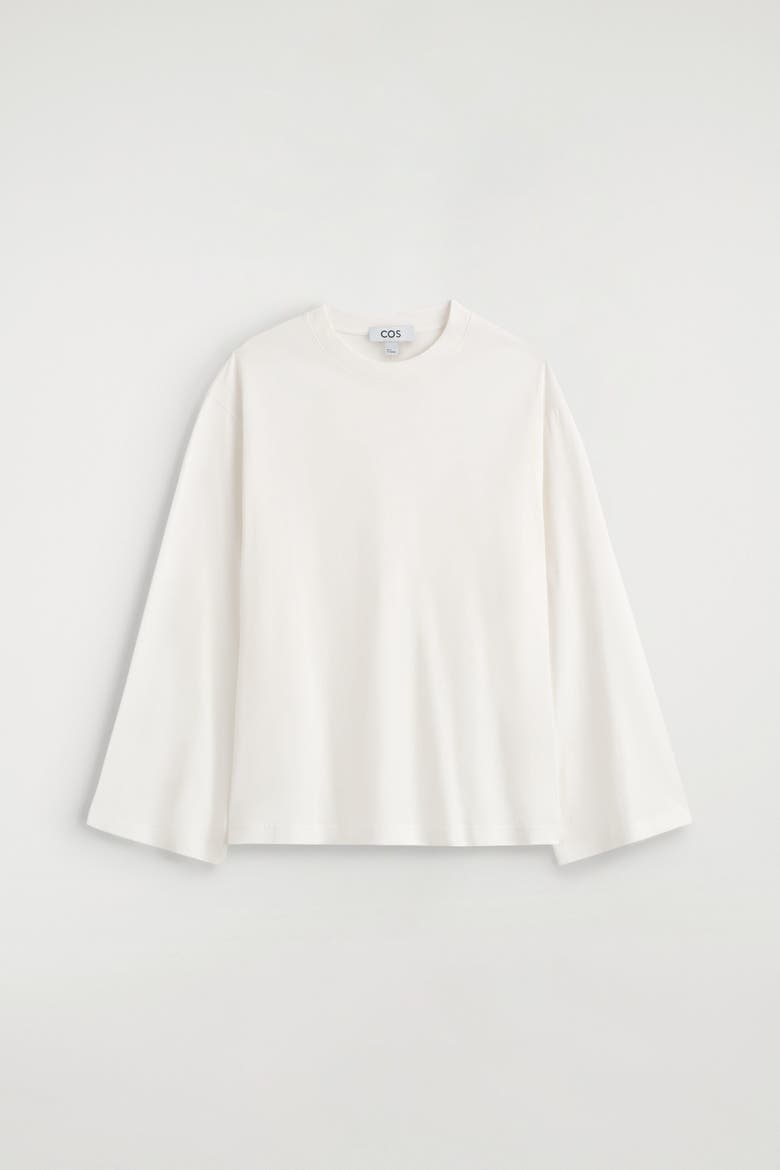 Brushed-Cotton Long-Sleeved T-Shirt